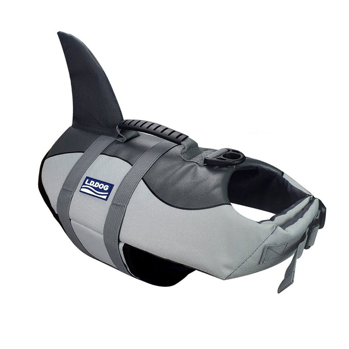 A-MORE Dog Life Jackets Dog Saver Life Jacket Dog Swimming Vest Adjustable Life Jacket for Dogs Medium