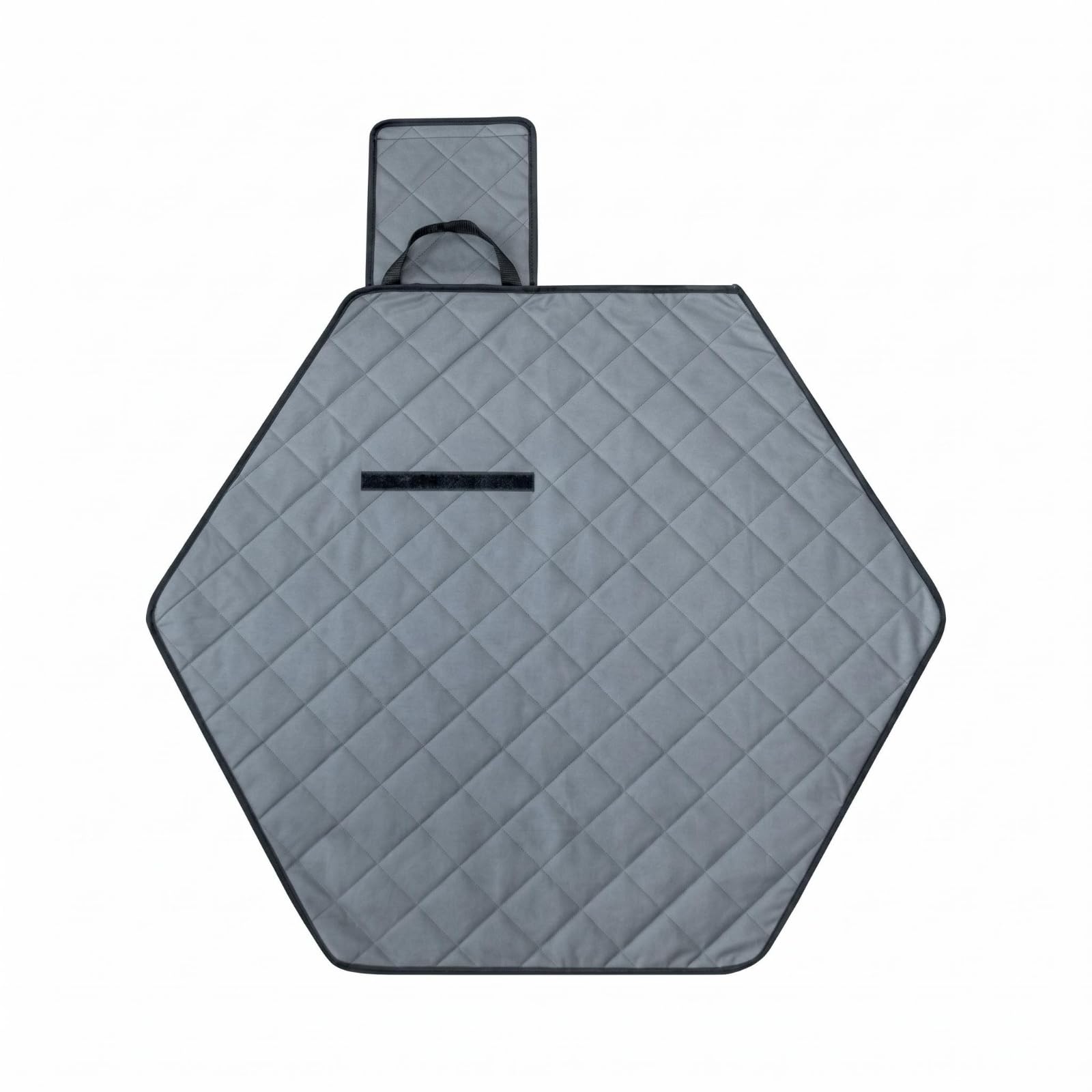 Merishopp Gray Hexagonal Pet Mat Black Trim Quilted Pet Mat Padded Sleep Pad Oxford Cloth, M 50CM | Pet Supplies | Small Animal 