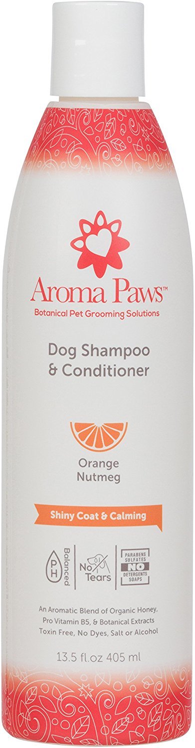 Aroma Paws Dog Shampoo And Conditioner - Aromatic Tearless Shampoo For Cleansing, Grooming, And Conditioning - Moisturizing Anti