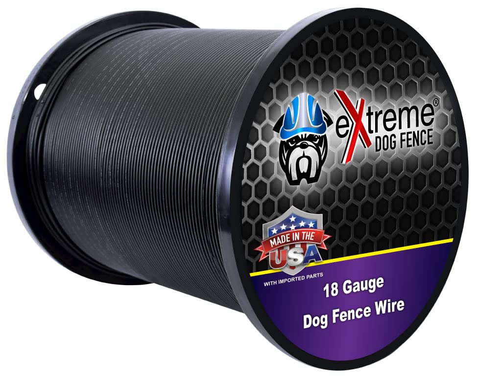 18 Gauge Wire 1500 Ft - Heavy Duty Pet Containment Wire Compatible With All In-Ground Fence System For Dogs - Heavy Duty Wire Do