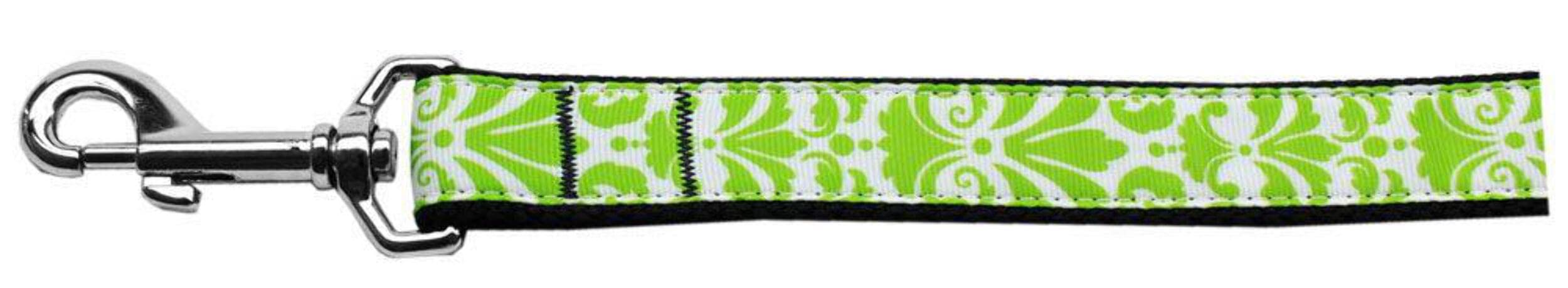 Mirage Pet Products Damask Nylon Dog Leash, Yellow, 4'