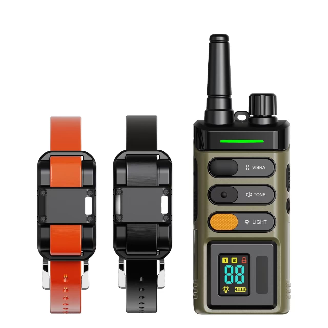 Dog Shock Collar, 5300Ft (1Mile) Range Remote Control Unit And Innovative Dog Training Collar With Ipx7 Waterproofing, Waterproo