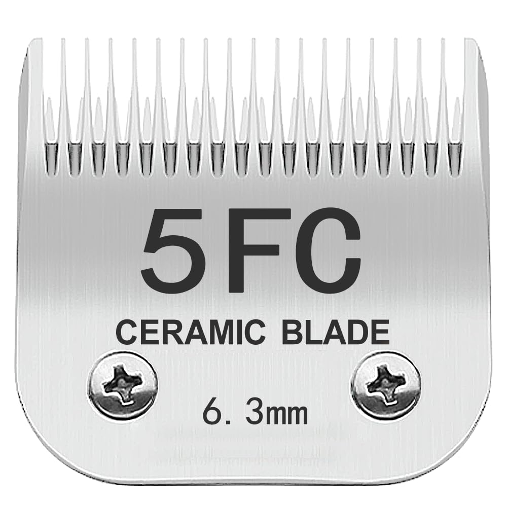 Trah 5Fc Blade Dog Grooming Clipper Replacement Blades Compatible With Andis Dog Clippers,Most A5, Wahl Km Series Clippers,Detac