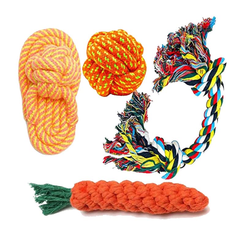 Dog Trust Rope Toys For Large Dogs | Dog Toys | Chew Toys For Dogs | Dog Toys For Puppies Carrot Rope, 2 Knot, Rope Sleeper Cott