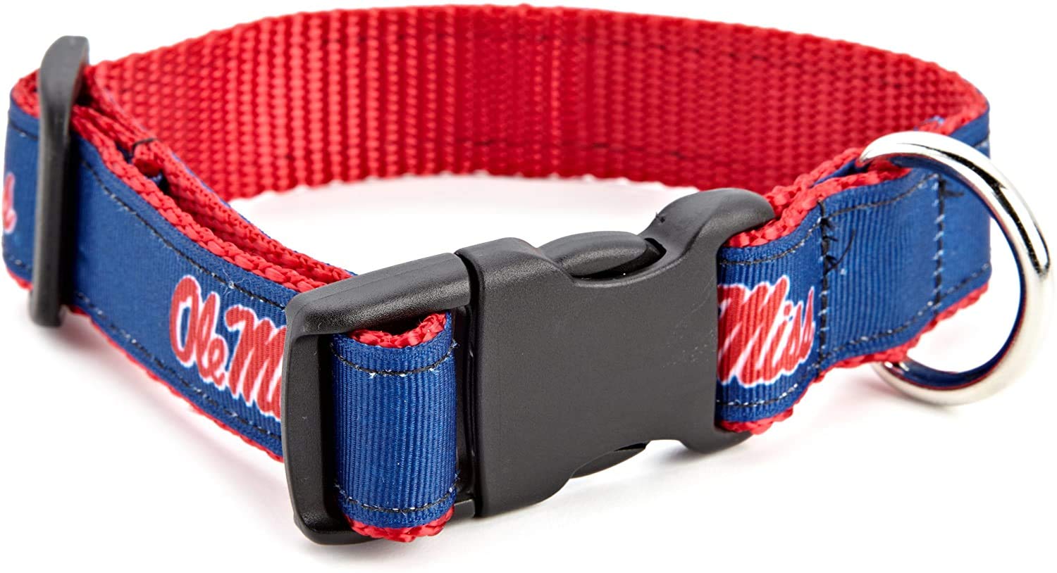 College Dog Collar (Medium, Ole Miss)