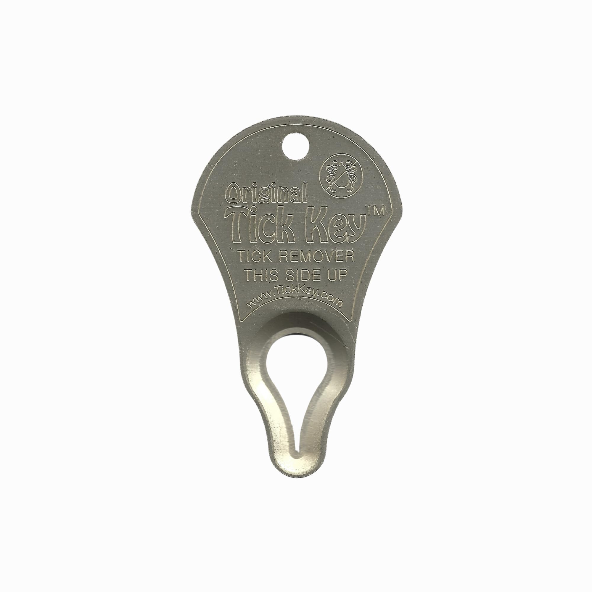 The Original Tick Key - Tick Detaching Device - Portable, Safe And Highly Effective Tick Detaching Tool (Sand Stone)