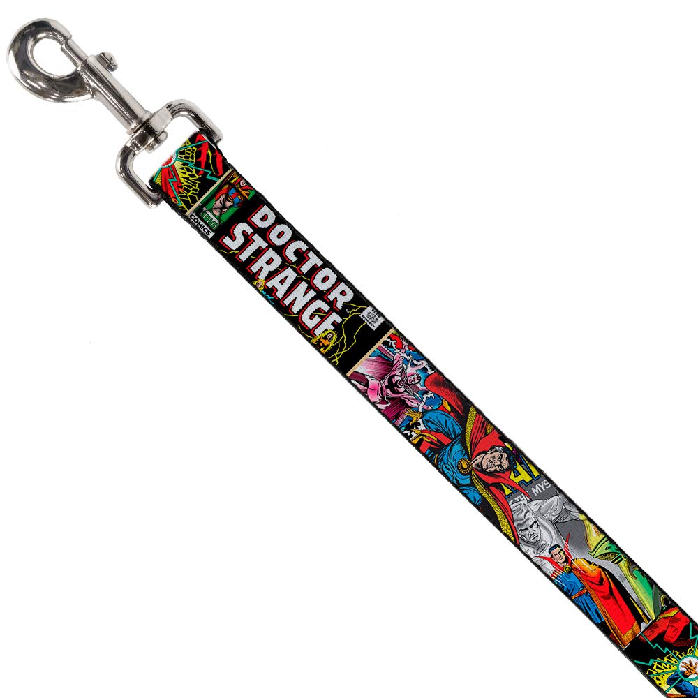 Dog Leash Classic Doctor Strange Comic Book Title 4 Poses 4 Feet Long 1.0 Inch Wide