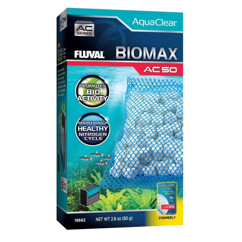 Fluval - BIOMAX for AC50 Power Filter, 2.8 oz / 80 g - for Use in Freshwater & Saltwater Aquariums