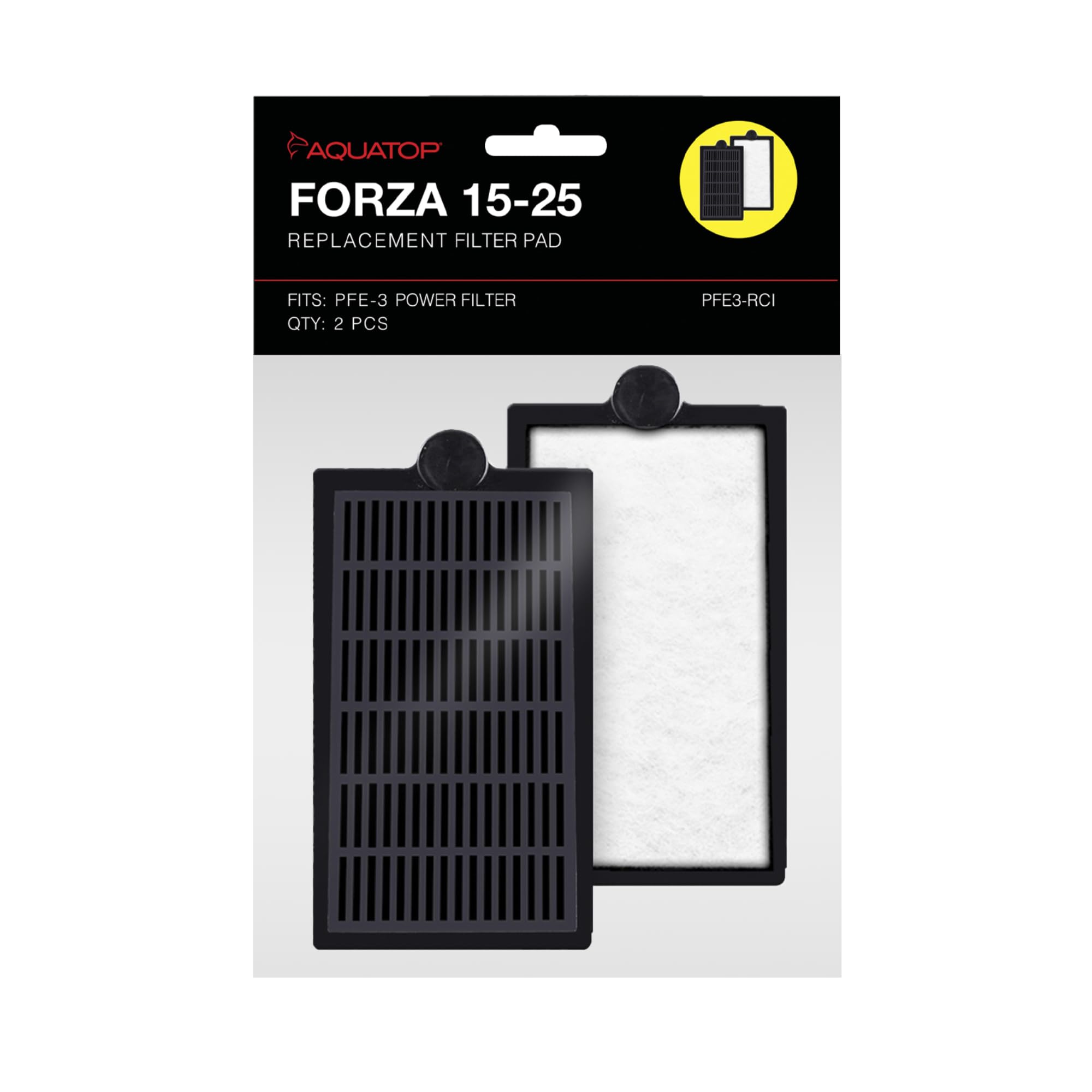 Aquatop Replacement Filter Pads With Activated Carbon For Pfe-3 Power Filter