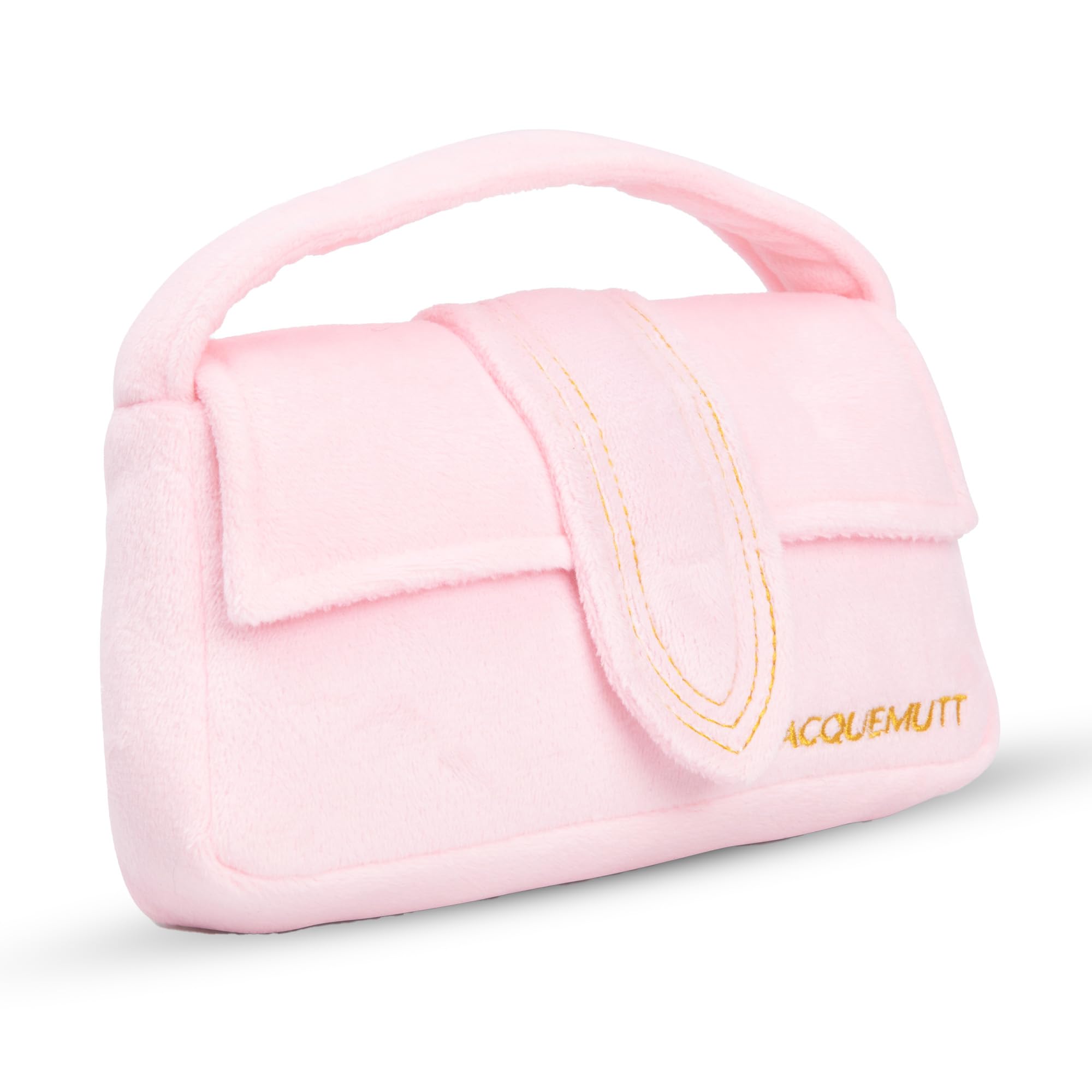 Muttzie Jacquemutt Handbag - Plush Dog Toy with Dual Squeaker for Safe Playtime