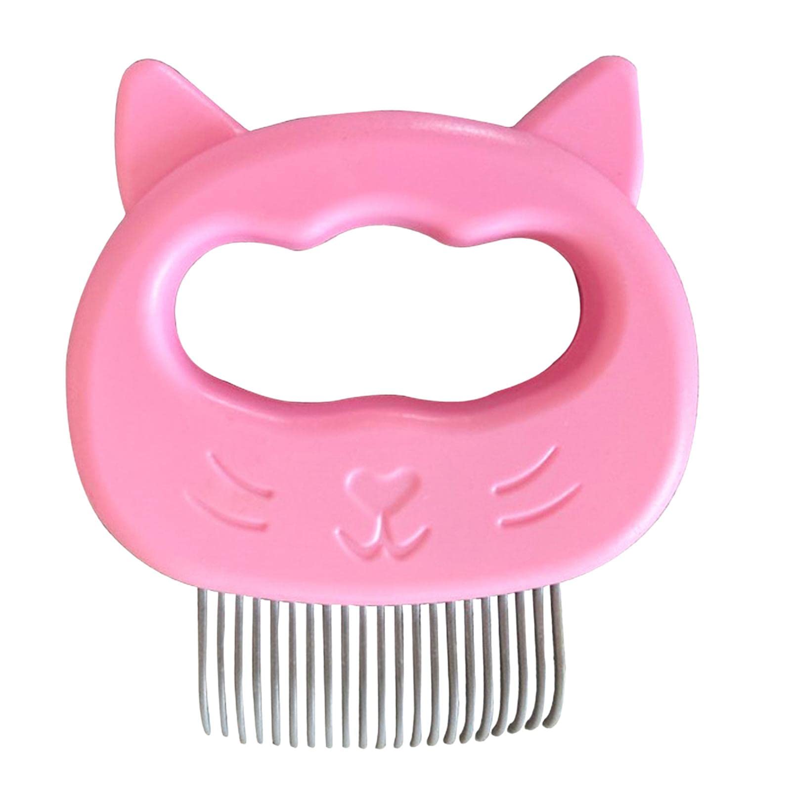 Atorse Pets Massage Comb Cleaning Brush Tool Cats Medium Dogs Deshedding Brush Pink|Pet Supplies|Dog Supplies|Grooming|Brushes C
