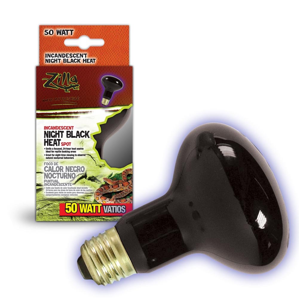 Central Garden & Pet - Aquatic Zilla Night Black Spot Heat Bulb 50 Watts