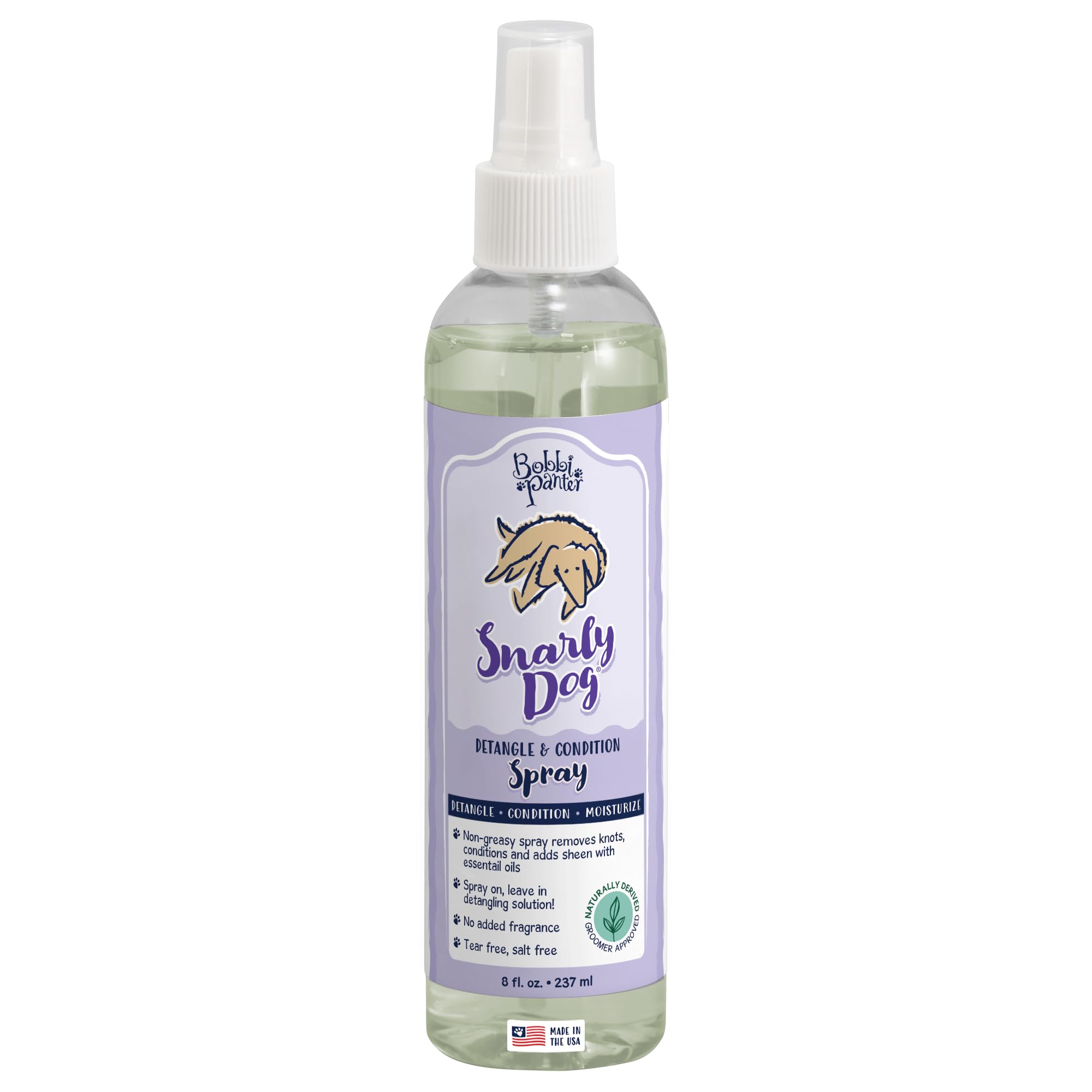 Bobbi Panter Snarly Dog Conditioning Spray 8 OZ.