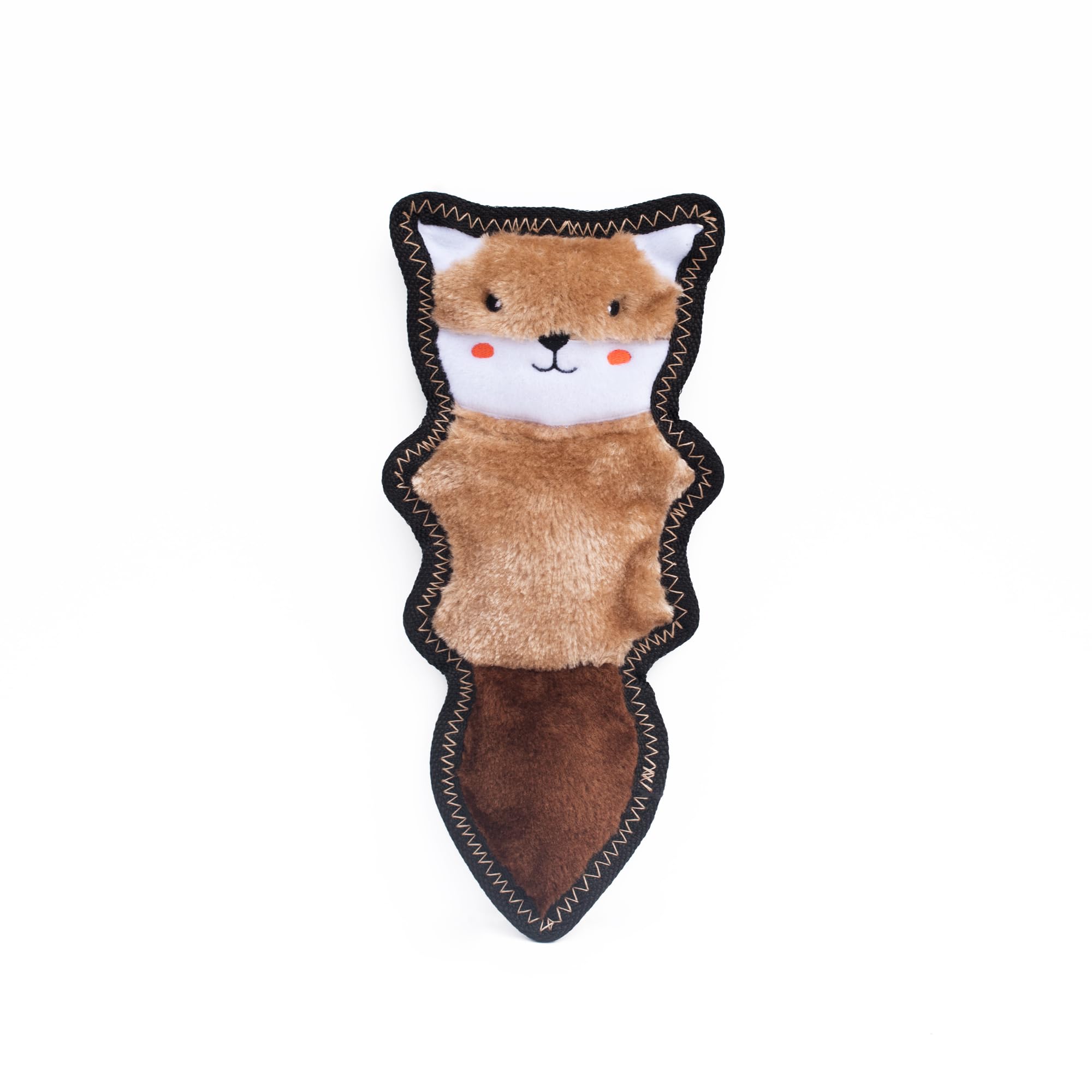 ZippyPaws Z-Stitch Skinny Peltz - No Stuffing Dog Toy to Keep Them Busy, for Small, Medium, & Large Dogs, Squeaky Pet Toy, Soft 