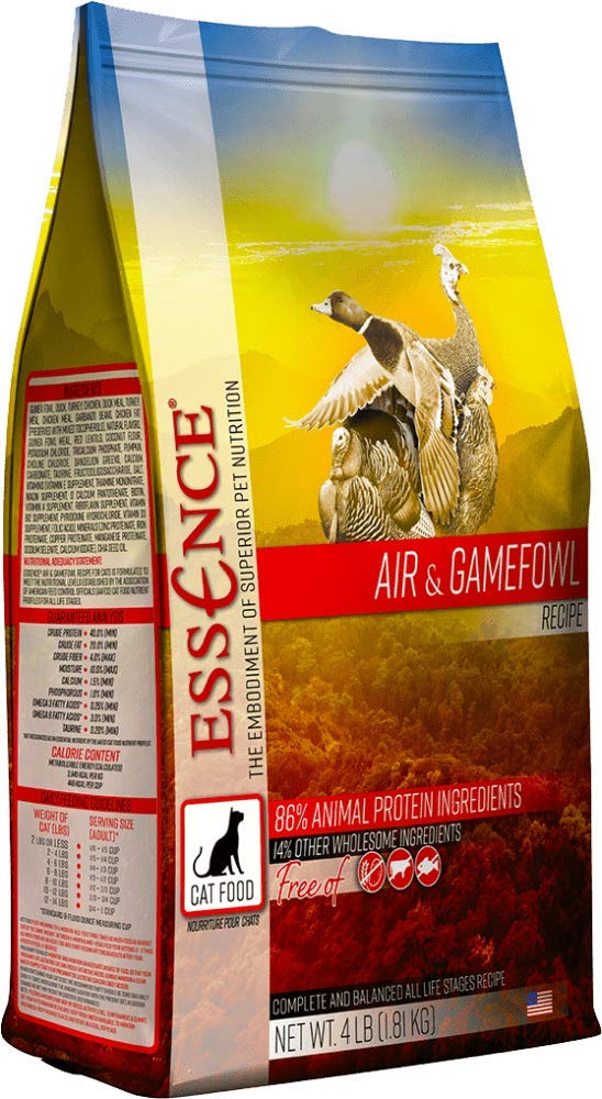 Essence AIR & Gamefowl CAT Recipe Dry CAT Food, 10LB Bag