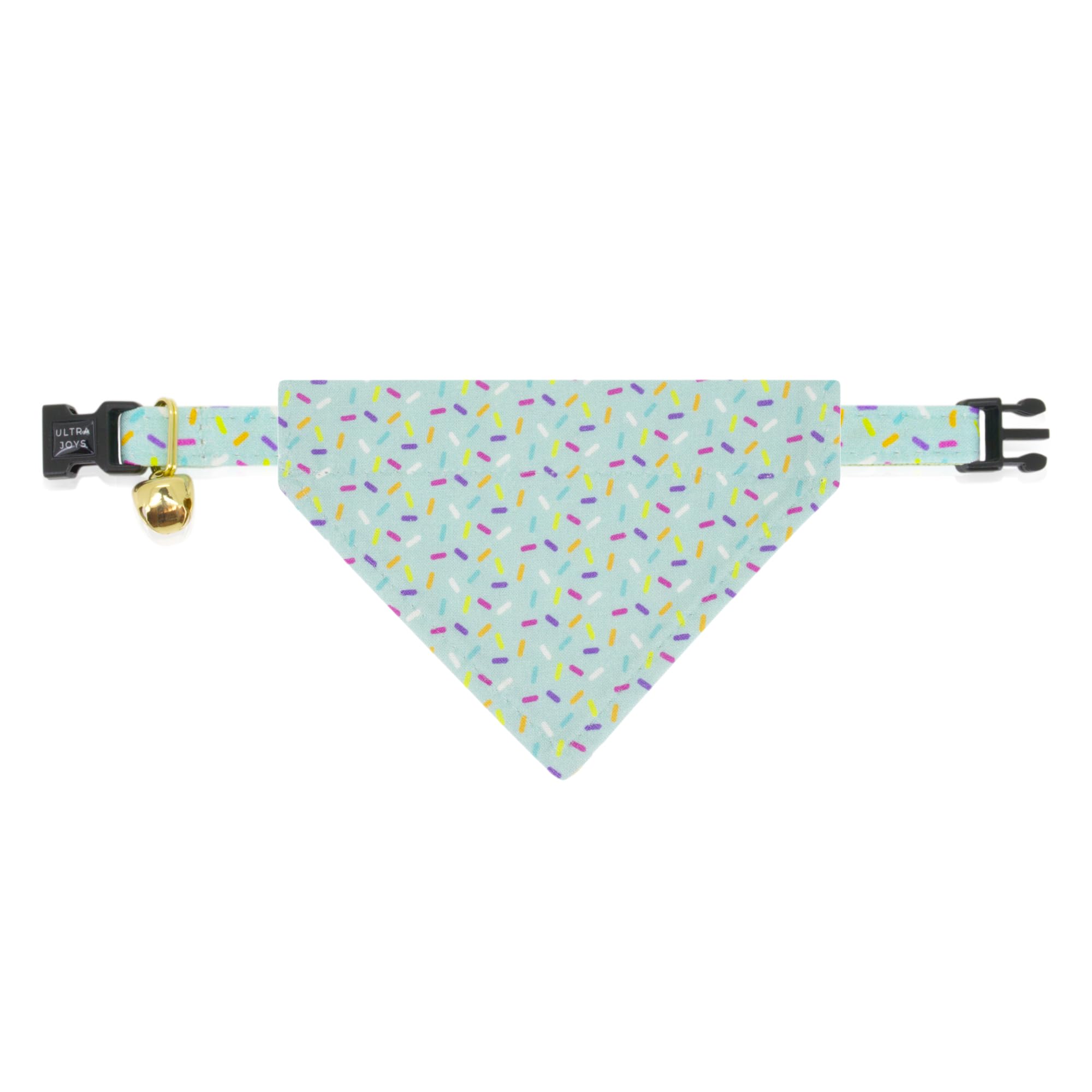 Ultra Joys Breakaway Cat Collar - Boy & Girl Kittens - Bell & Bowtie Birthday Small
