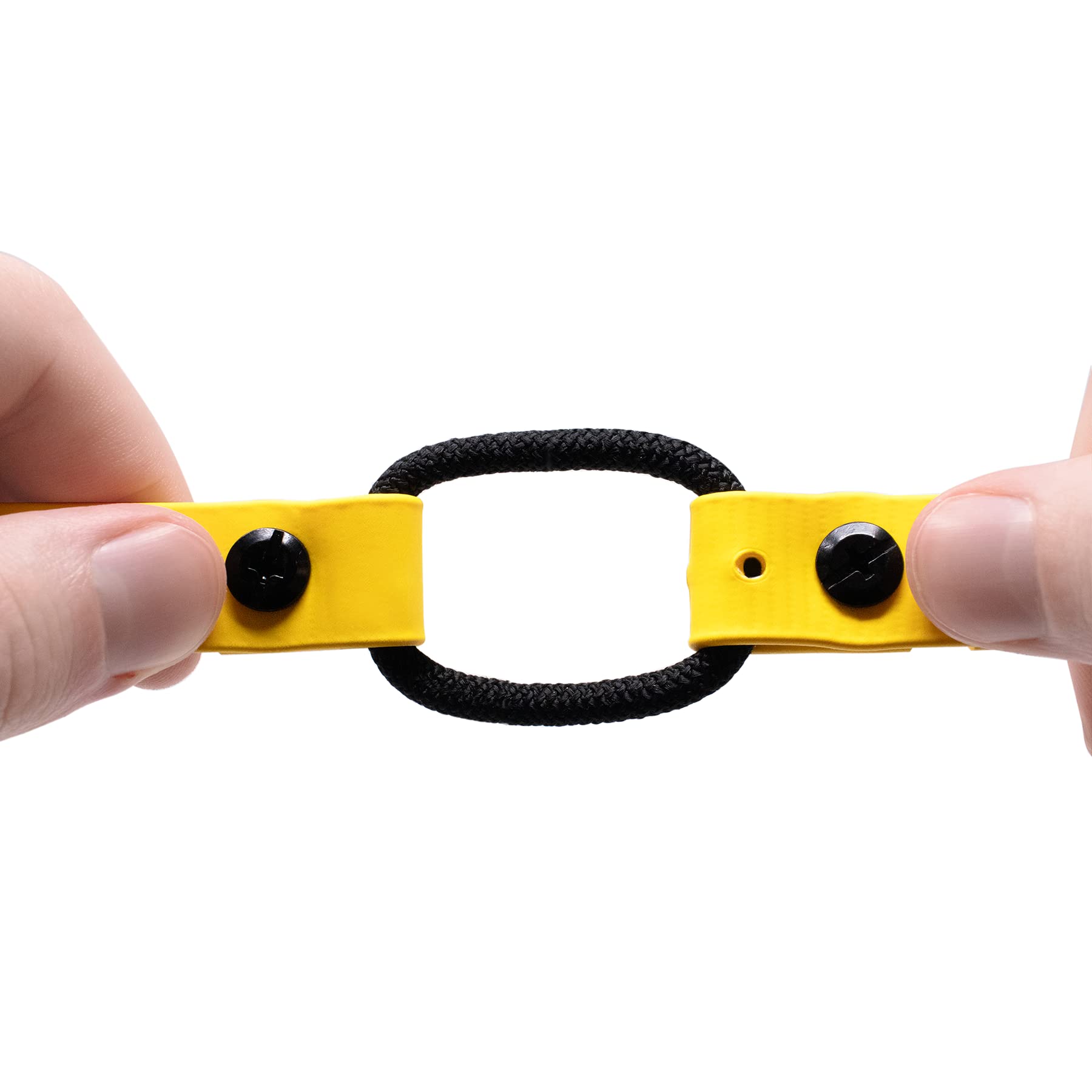 Educator Quick Snap Bungee Dog Collar, Biothane, Waterproof, Odorproof, Easy Connect And Disconnect Clasp And D Ring With Comfort Bungee Loop, Adjustable For Custom Fit, 1-Inch, Yellow