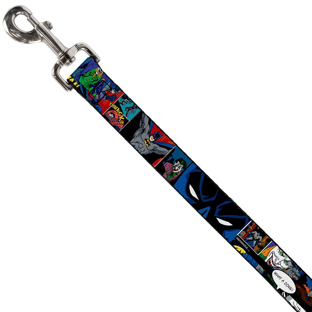 Dog Leash Batman Joker Comic Strip 4 Feet Long 0.5 Inch Wide