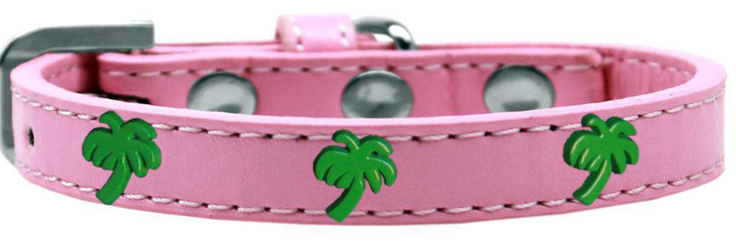 Mirage Pet Products 631-24 LV20 Green Palm Tree Widget Dog Collar, Size 20, Lavender
