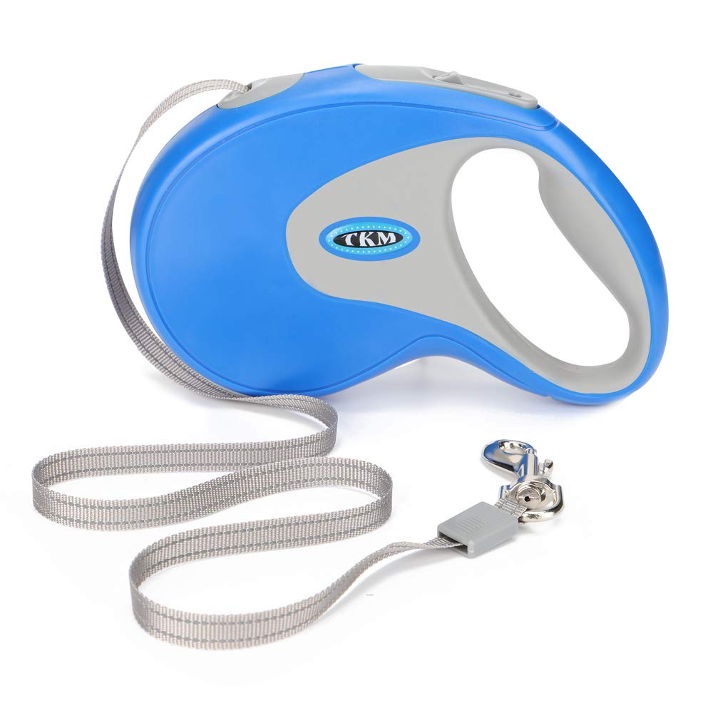 Retractable Dog Leash, 16' Heavy Duty Pet Walking Leash, Non-Tangling Dog Leash For Medium To Small Dogsup To 110 Lbs (Blue)