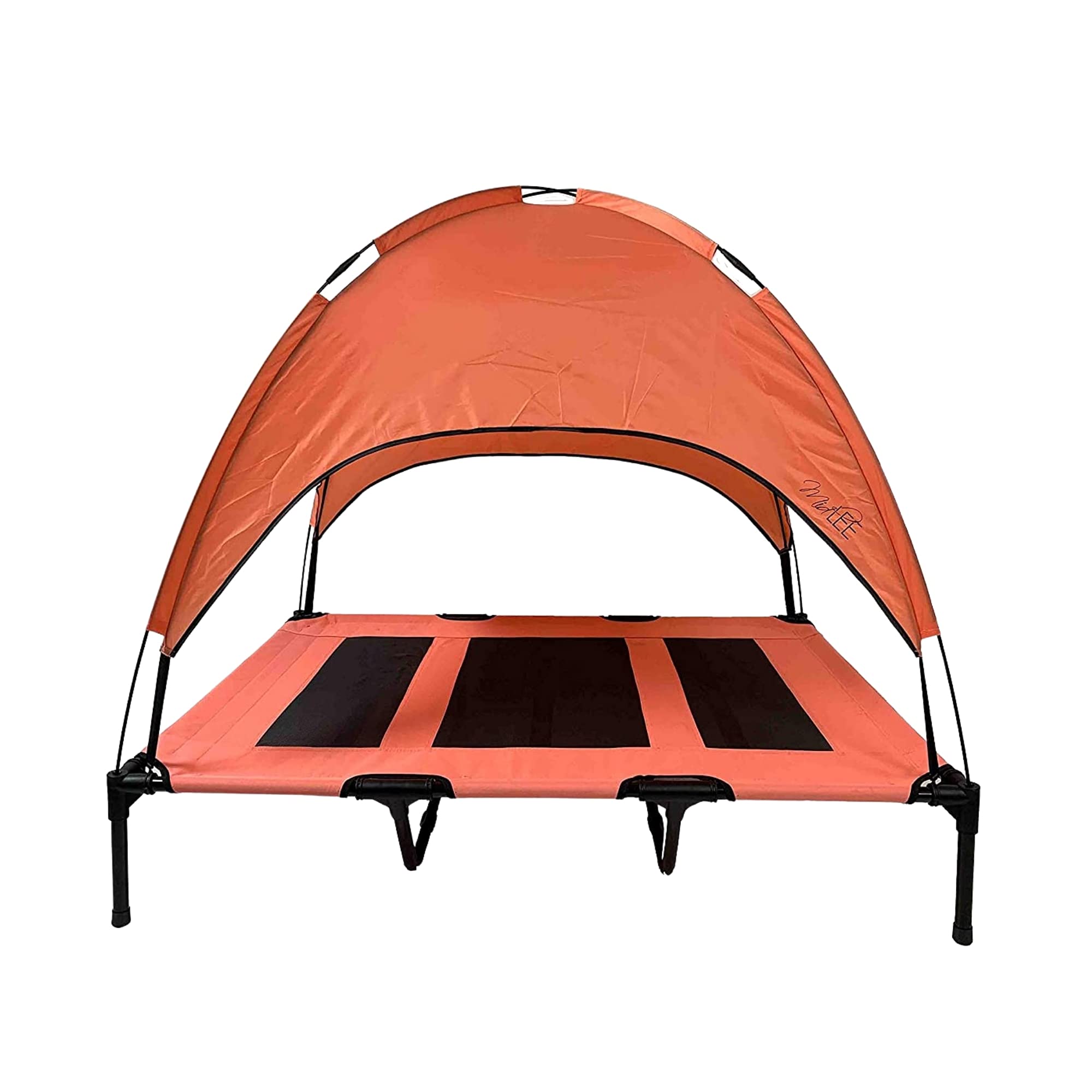 Midlee Salmon Dog Cot With Canopy (36' X 48')