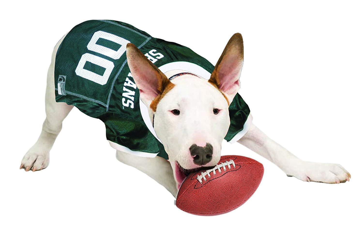 Pets First NCAA College Michigan State Spartans Mesh Jersey for DOGS & CATS, X-Large. Licensed Dog Jersey with your Favorite Foo