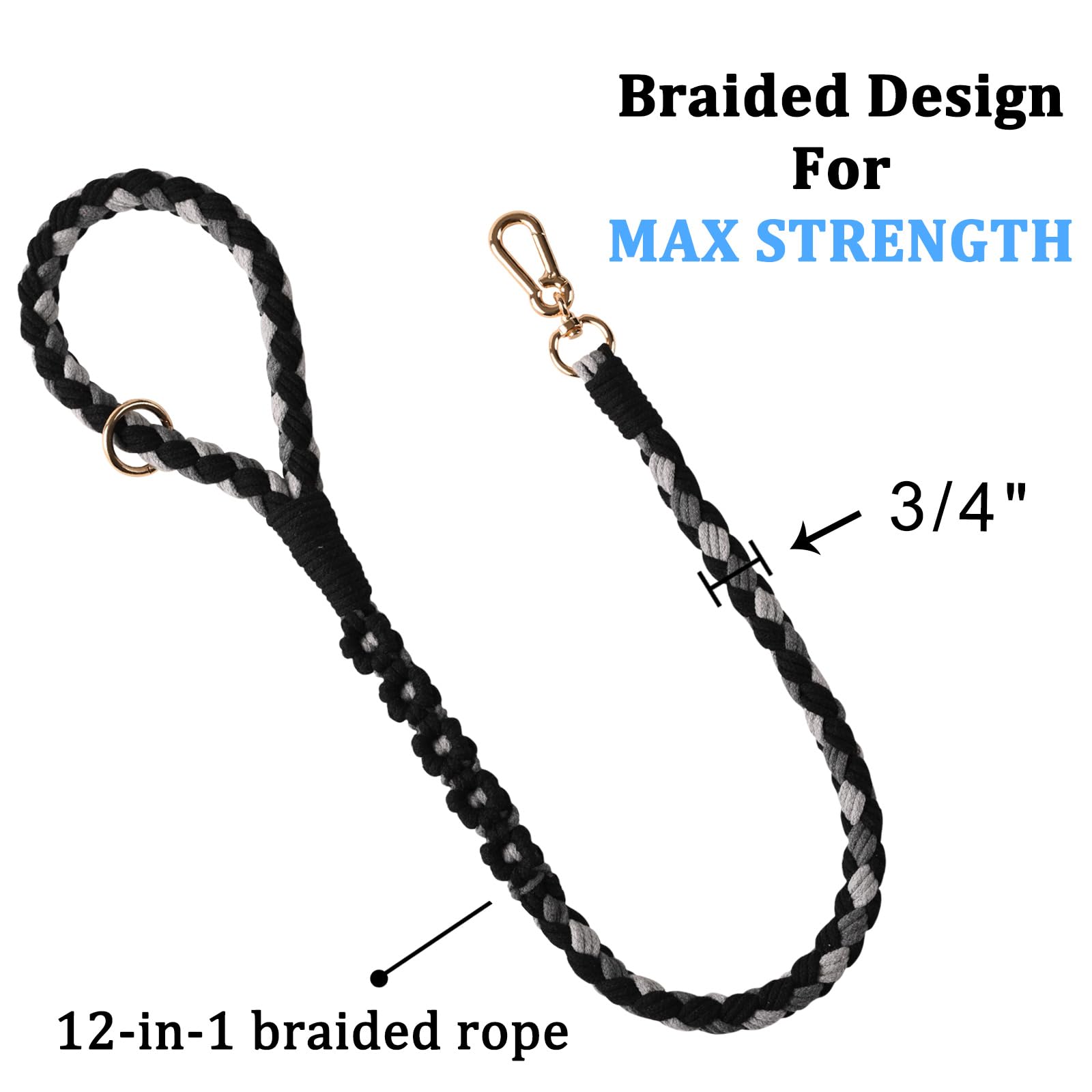 Dual Dog Leash,Double Dog 360 Swivel No Tangle Walking Leash,Comfortable Shock Absorbing Reflective Bungee For Two Dogs(Black)