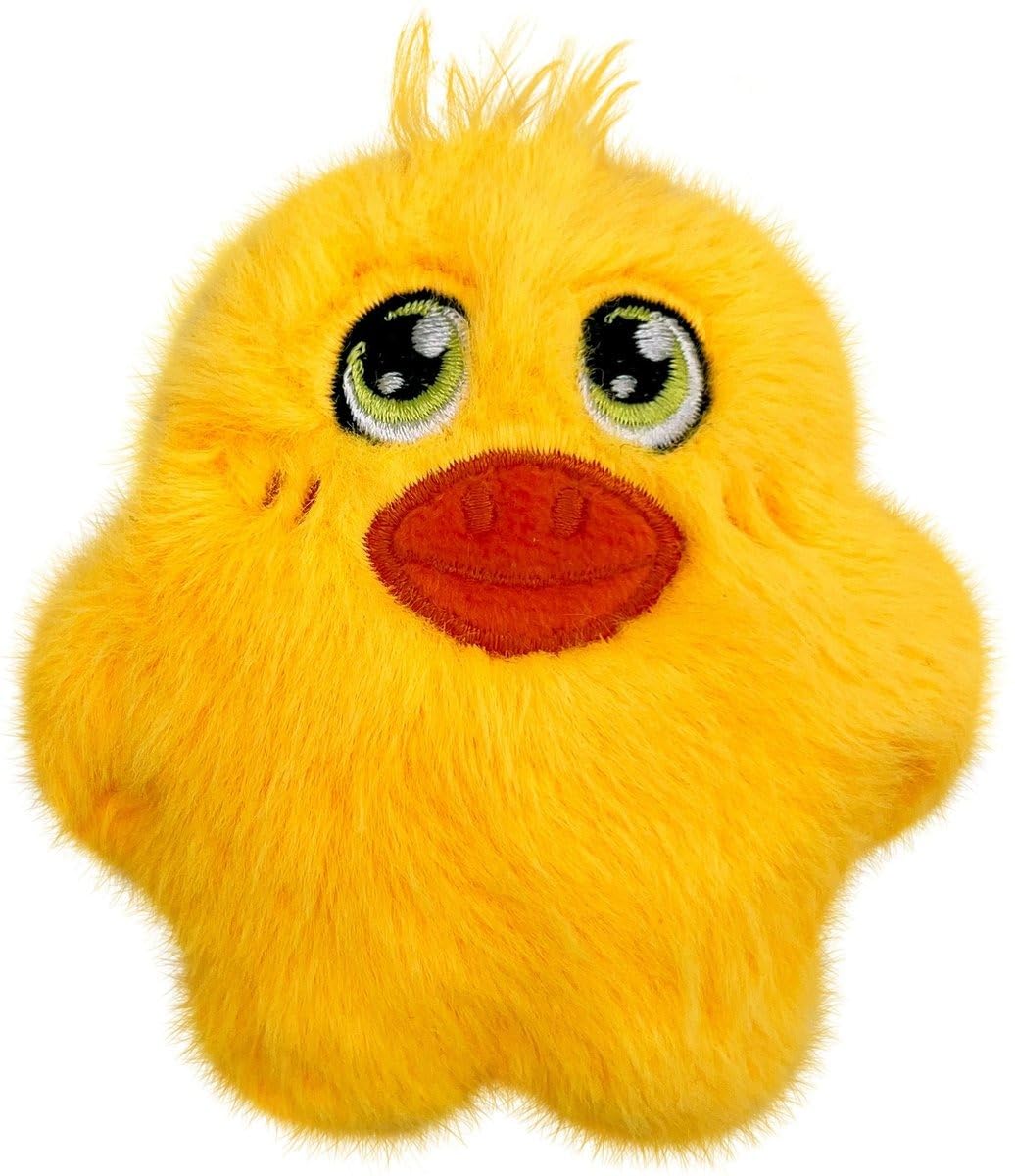 Kong Snuzzles Kiddos Mini Extra Small Dog Toy - Soft Plush Squeaky Toy For Small Dogs & Puppies (Duck/Pig Combo)