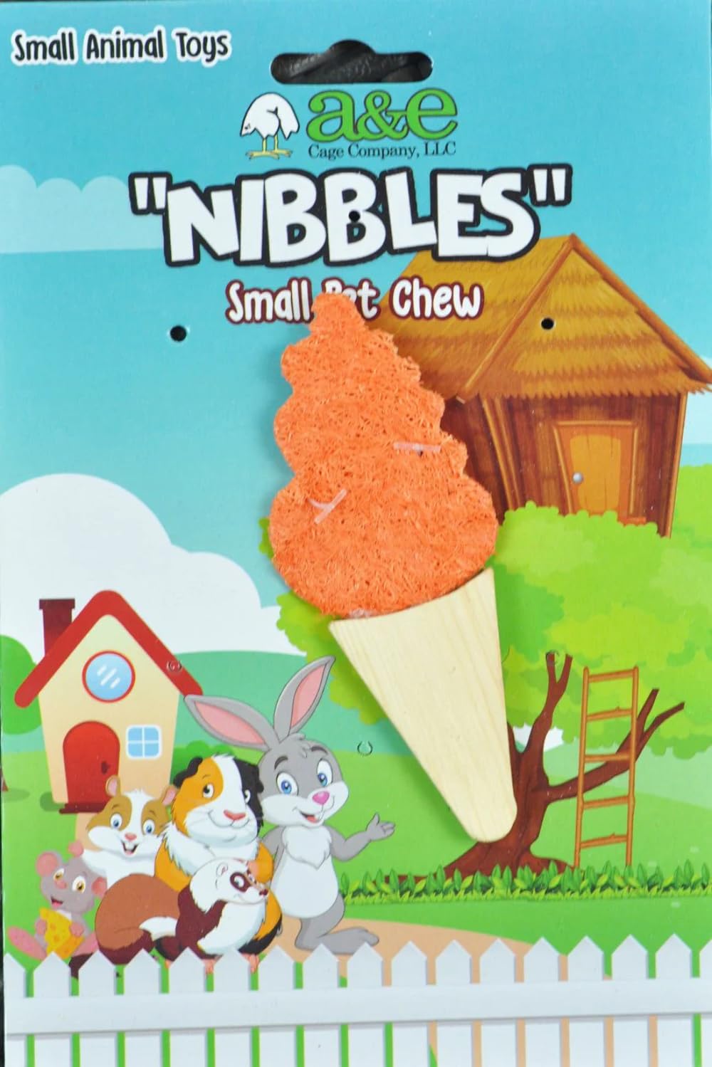 A&E Cage Company 52400967: Toy Loofah Ice Cream Cone