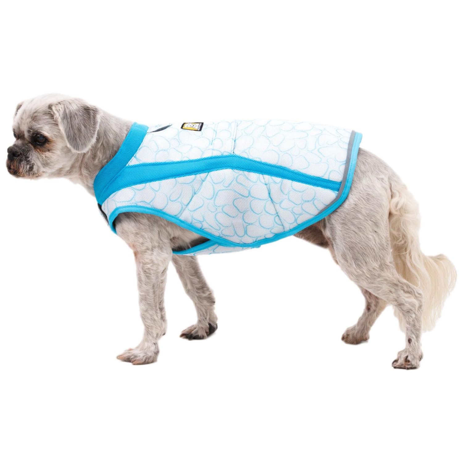 Ruffwear, Swamp Cooler Dog Vest, Evaporative Cooling For Hot Weather, Compatible With Most Harnesses, Biolumin Blue, X-Small