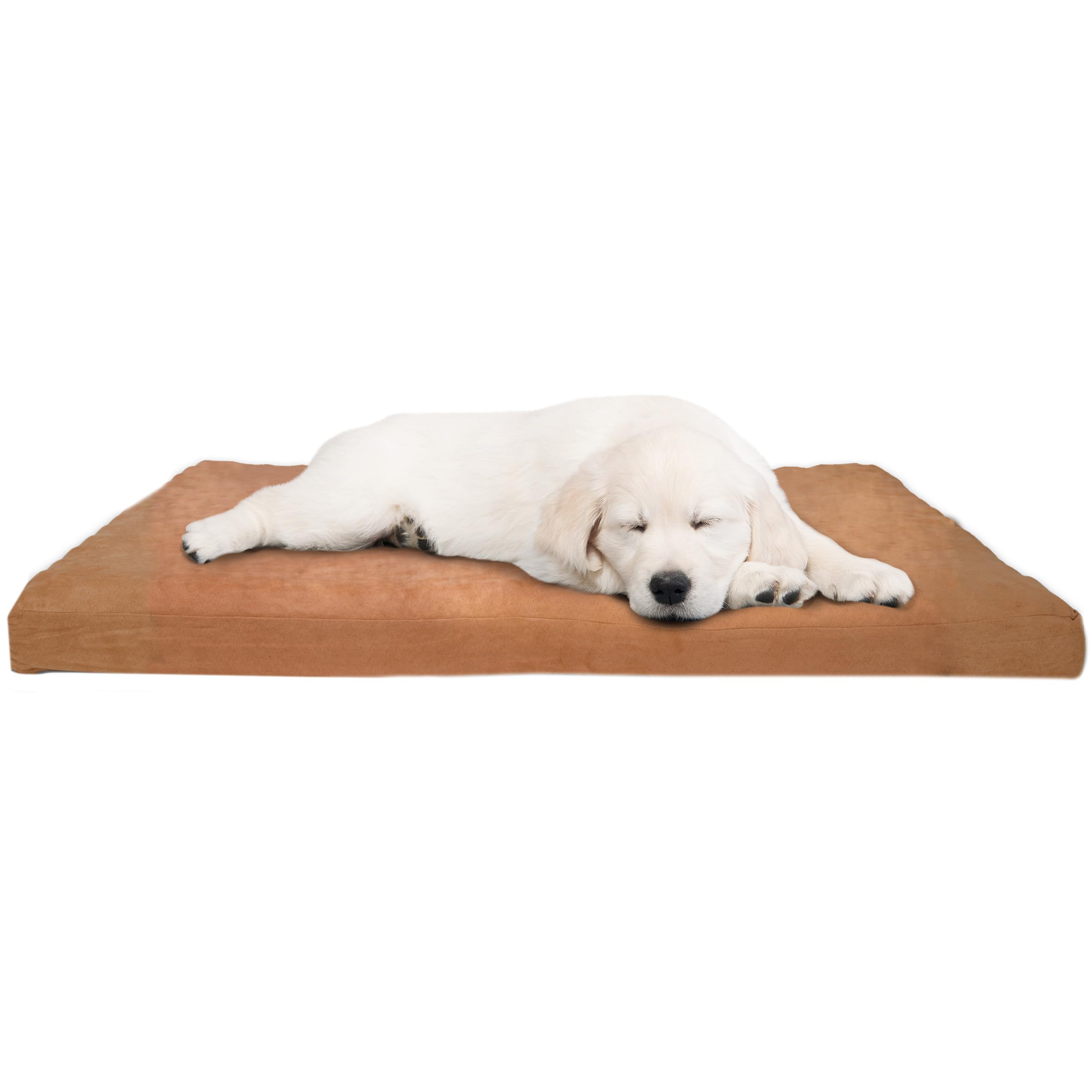PETMAKER Dog Bed with Removable Cover - 44x35 Egg Crate-Style Foam Orthopedic Pet Bed with Microsuede Cover and Nonslip Backing 
