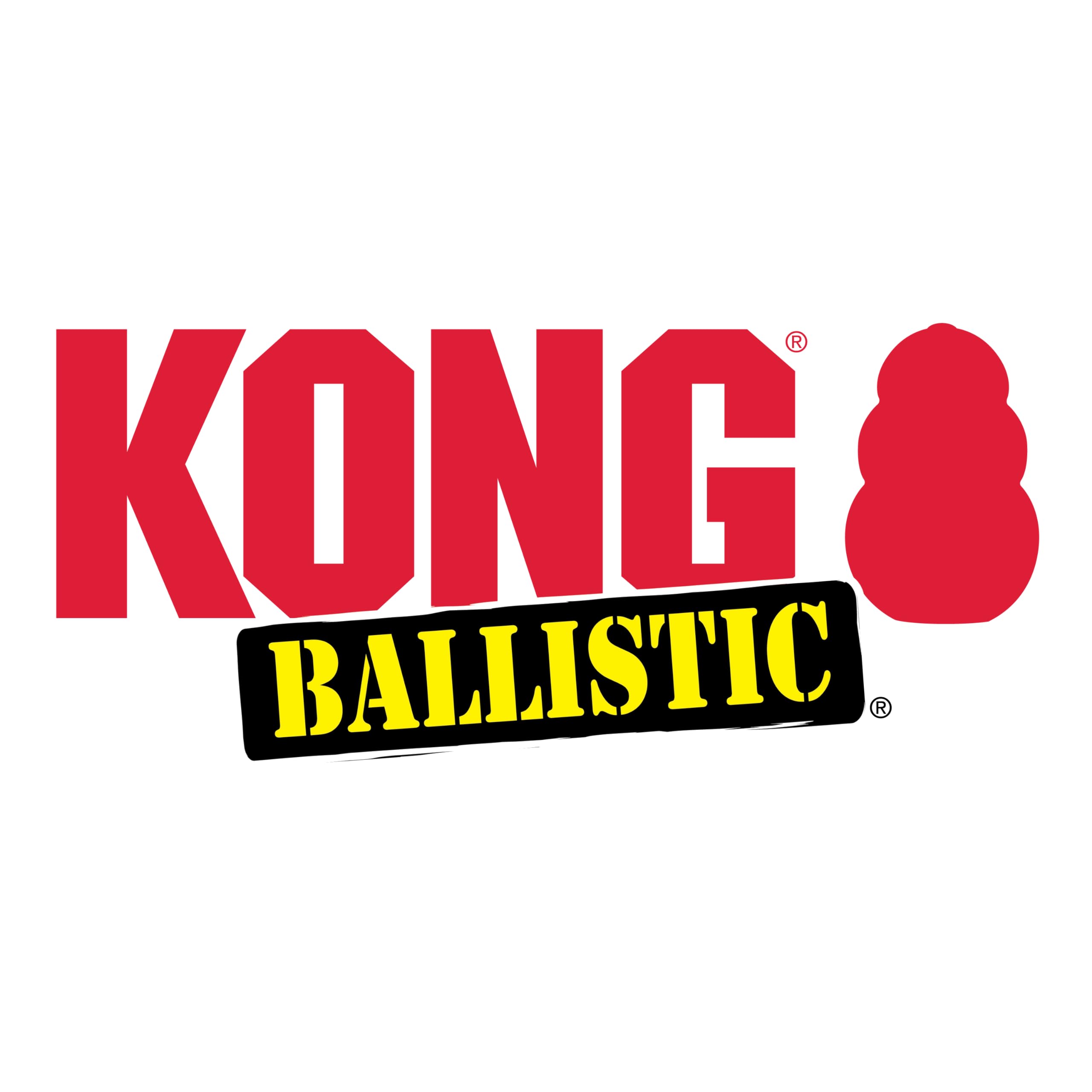 Kong Ballistic Durable Squeaker Dog Toy (Rhino)