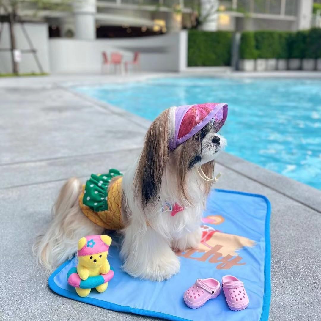 Funny Dog Swimwear Bikini Summer Dog Clothes Beach Swimsuit Puppy Bathing Suit Puppy Vest Cooling Shirts Pet Shirt For Small Dog
