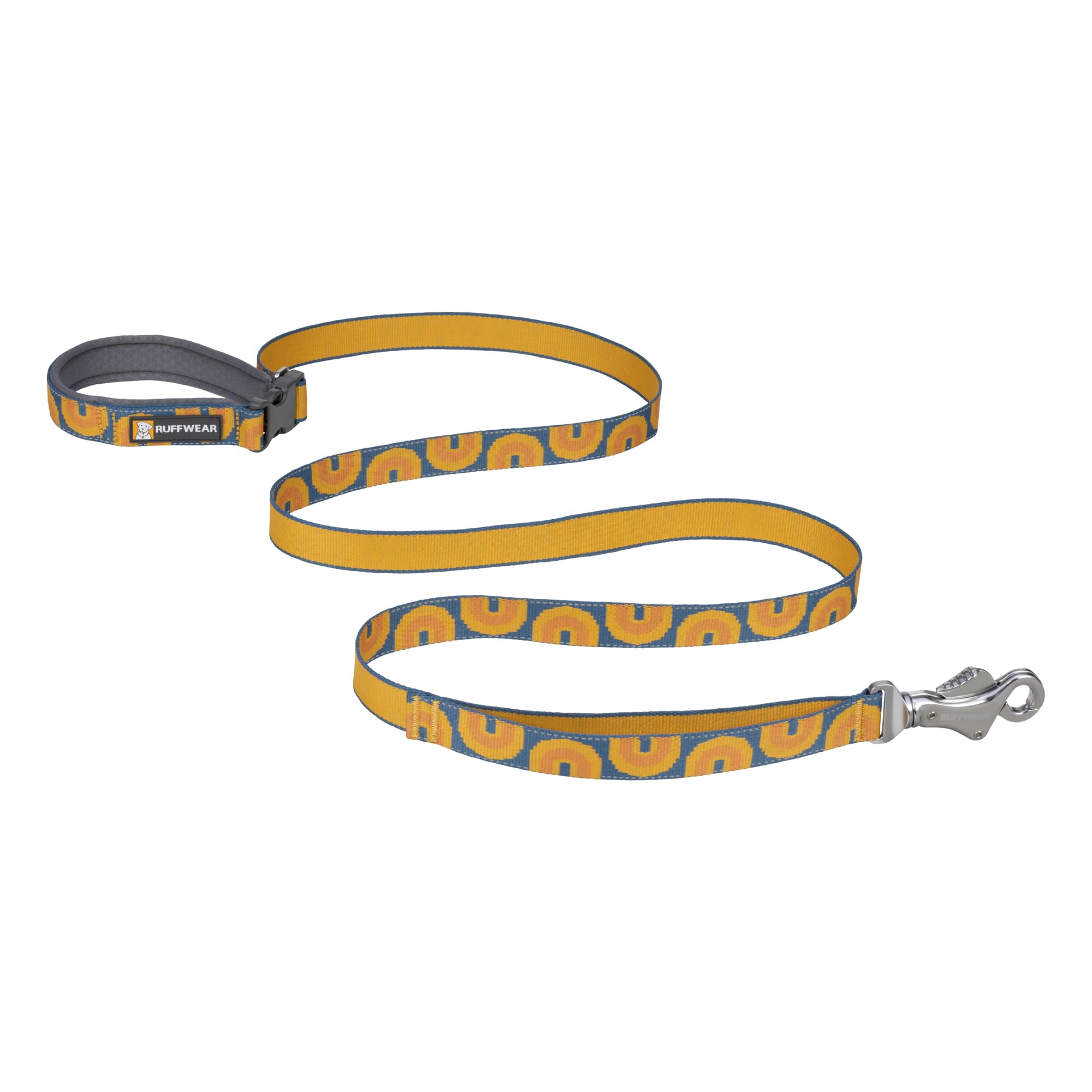 Ruffwear, Crag Dog Leash, Hand-Held Or Waist-Worn Reflective With Traffic Handle, Canyon Oxbow