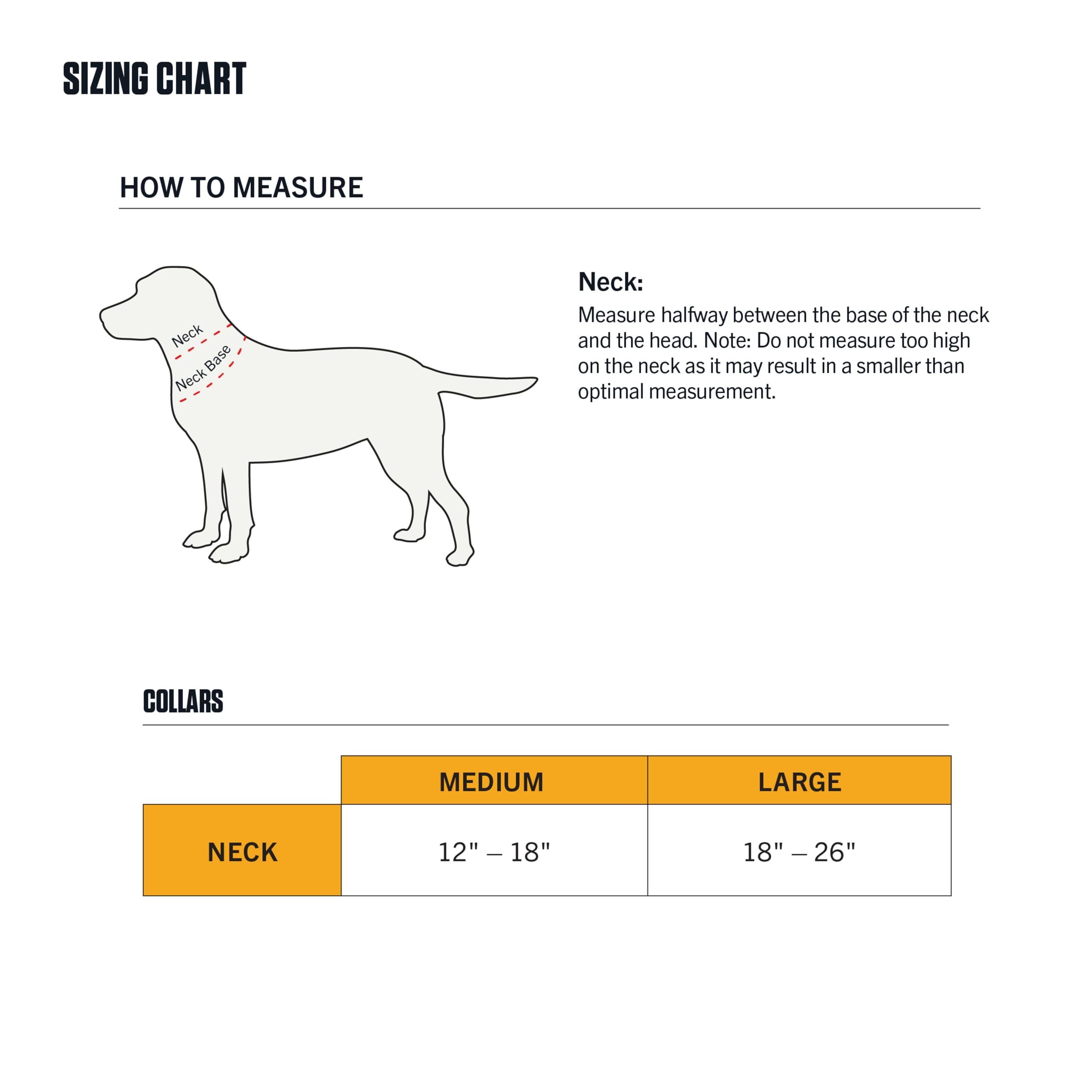 Carhartt Field Dog Collar, Fully Adjustable, Durable 600-Denier Fabric W/Reflective Wordmark for Visibility, Seabrook, Large