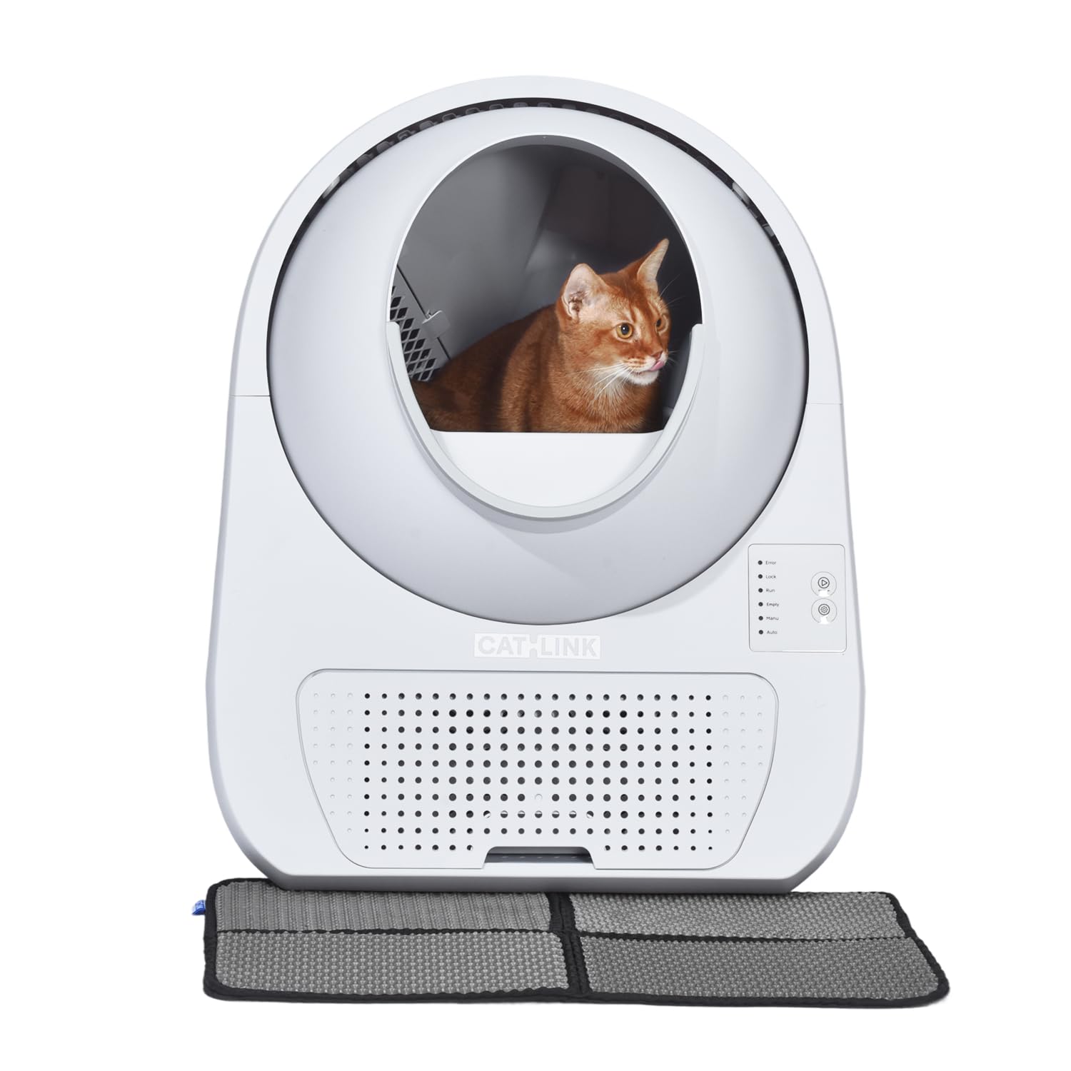 Catlink 2025 Upgrade Automatic Cat Litter Box Self Cleaning For Multiple Cats With Mat, Double Odor Removal, Cat Litter Box For 