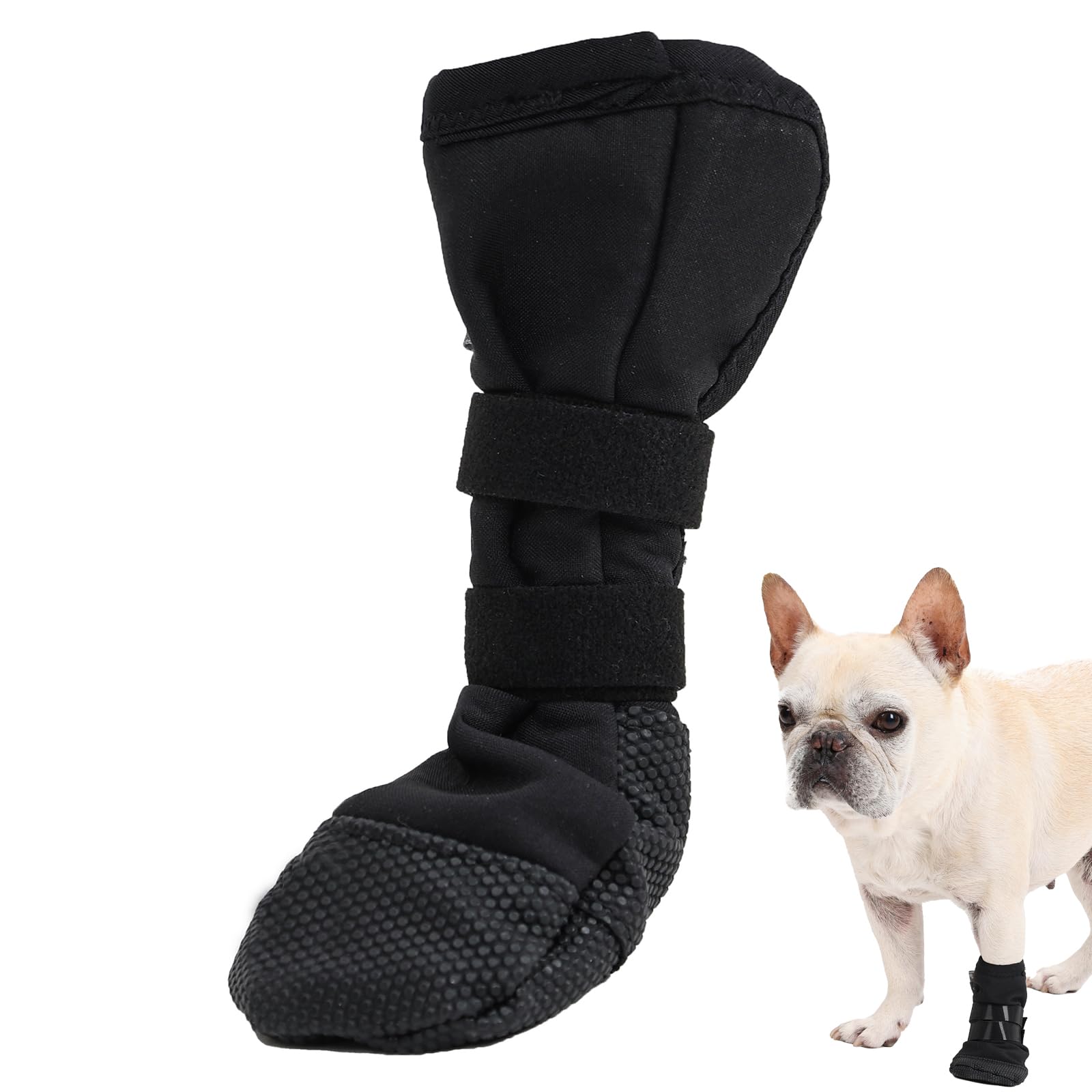 ETIAL Dog Paw Wound Recovery Boot, Waterproof Dog Bootie for Injured Paw, Anti-Slip Dog Shoe with Self-Adhesive Strap, Dog Paw P