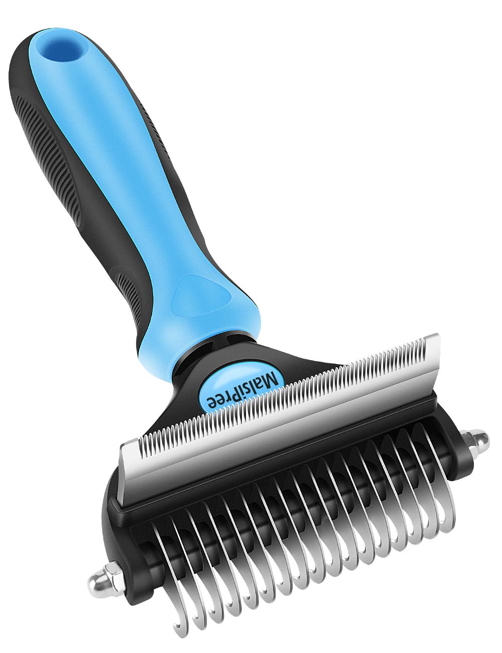 Malsipree Cat Grooming Brush For Shedding- 2 In 1 Deshedding Tool And Undercoat Rake For Long And Short Haired Cats And Small Do