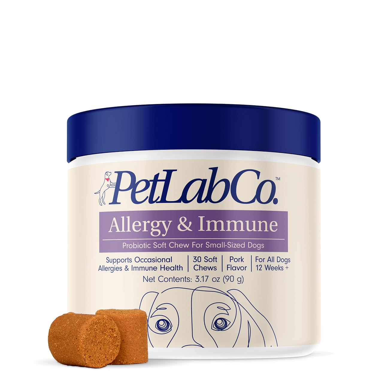 PetLab Co. Allergy & Immune - Support Your Pup with Seasonal Allergies, Intermittent Itchiness, & Healthy Yeast Production Probi