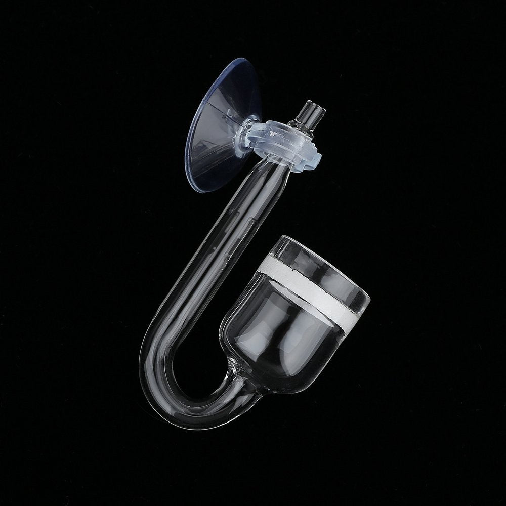 Yagote CO2 Diffuser, Carbon Dioxide Glass Reactor U Shape Tube Set for Aquarium Plants Tank(CO2 Diffuser Set)