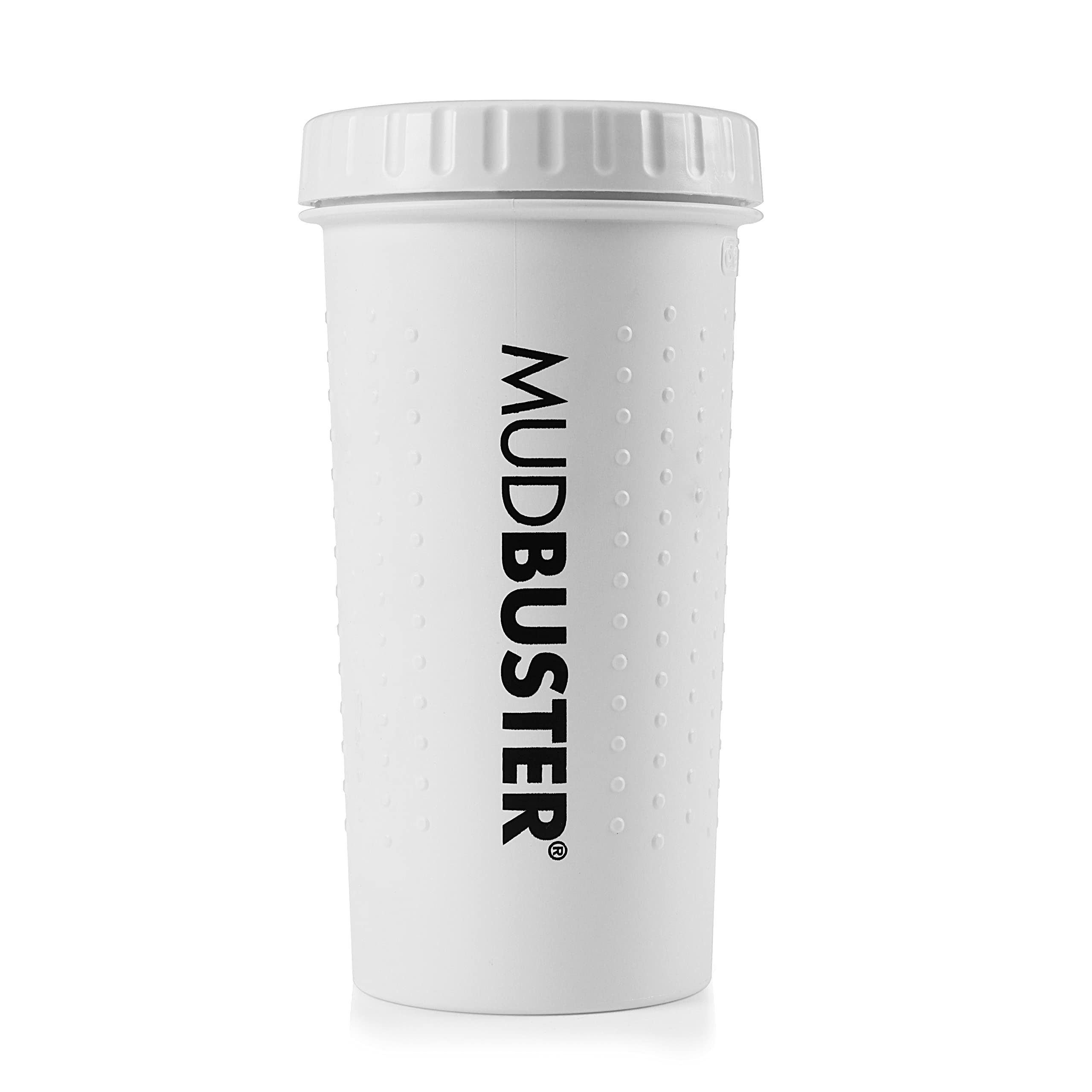 Dexas Mudbuster Portable Dog Paw Washer/Paw Cleaner, Large, Bright White- Special Edition (Pw72032-22Wp)
