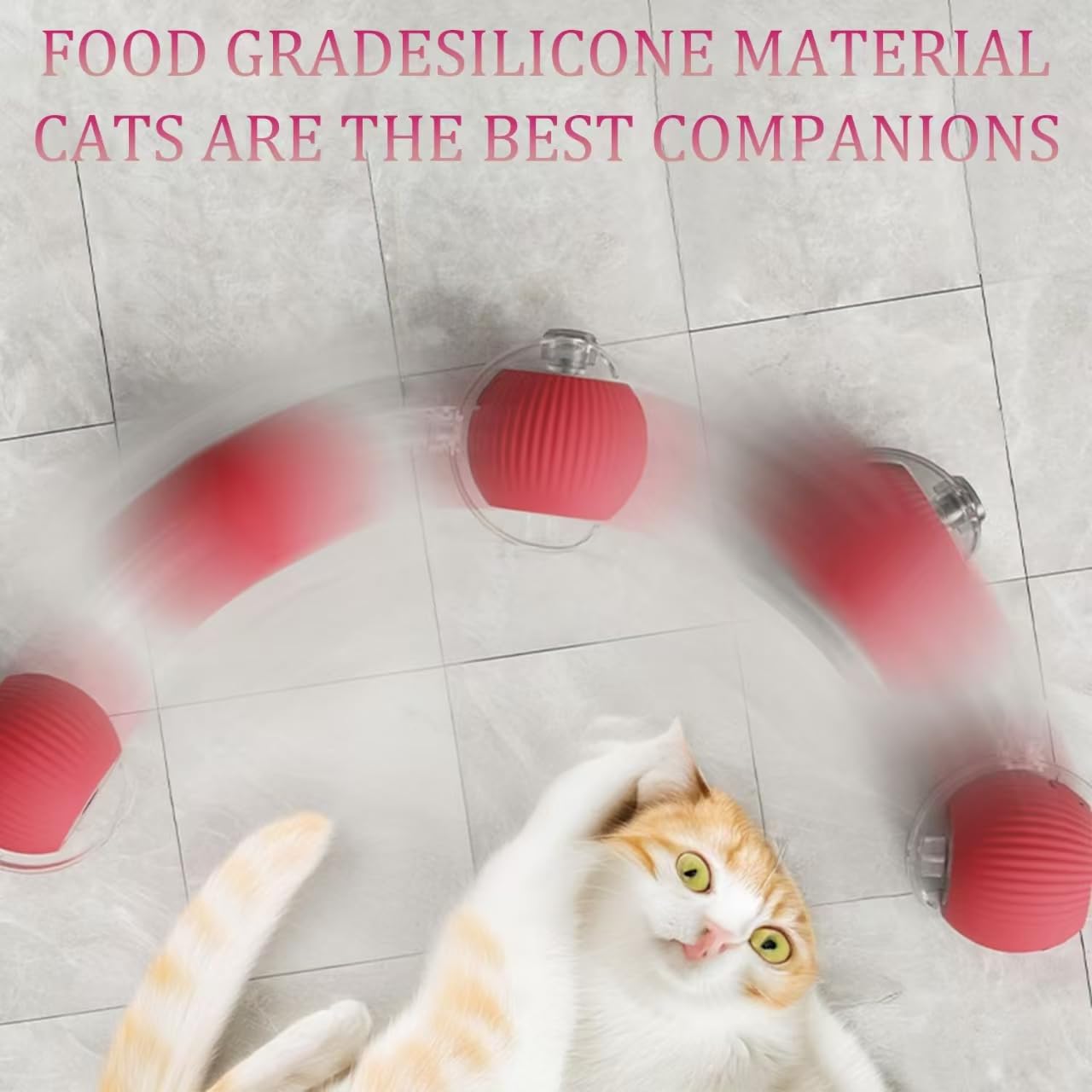 Pooliifeo 2025 Upgraded Interactive Cat Toys Balls,Interactive Rolling Cat Ball, Automatic Moving Cat/Dog Balls For Indoor Cats