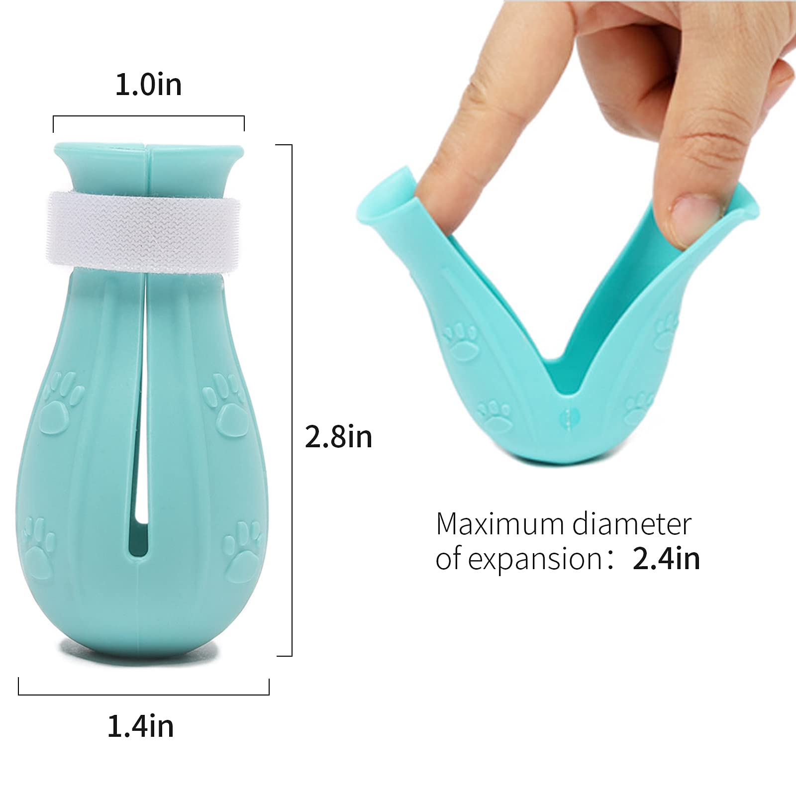 4Pcs Cat Boots For Cats Only Paw Covers Protectors Claws Shoes Paws Wound Boot Silicon Anti Scratch Cat Mittens For Bathing, Nai
