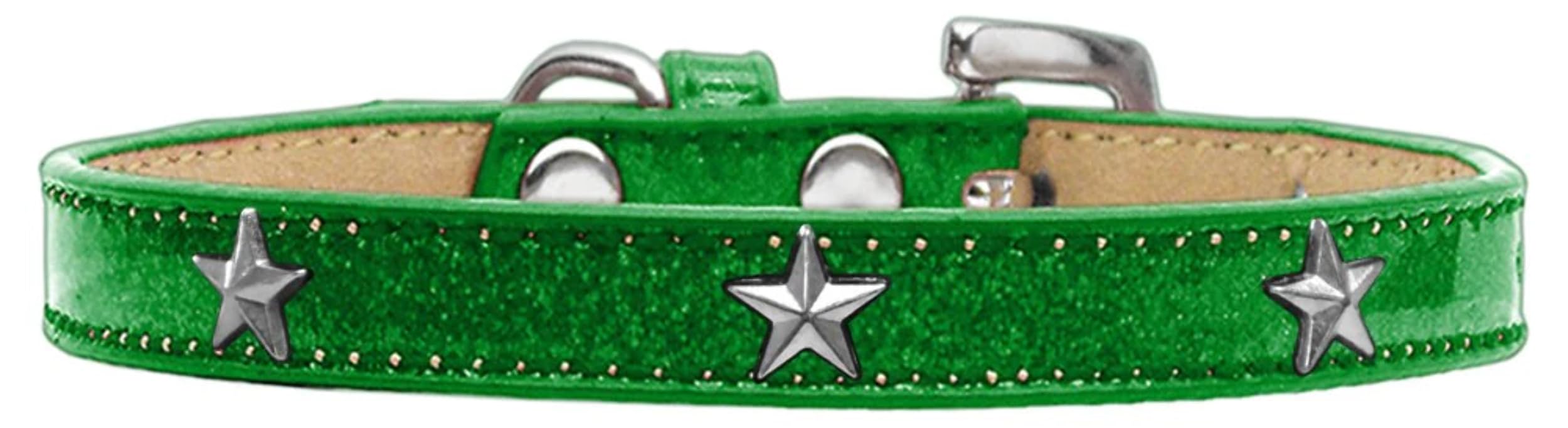 Dog, Puppy & Pet Widget Ice Cream Collar, Silver Star Gold 20