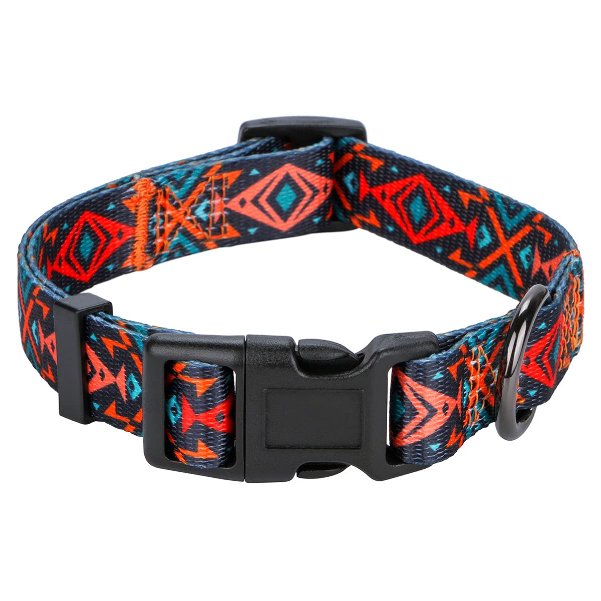 Rhea Rose Tribal Dog Collar Aztec Pattern Adjustable Collars Large