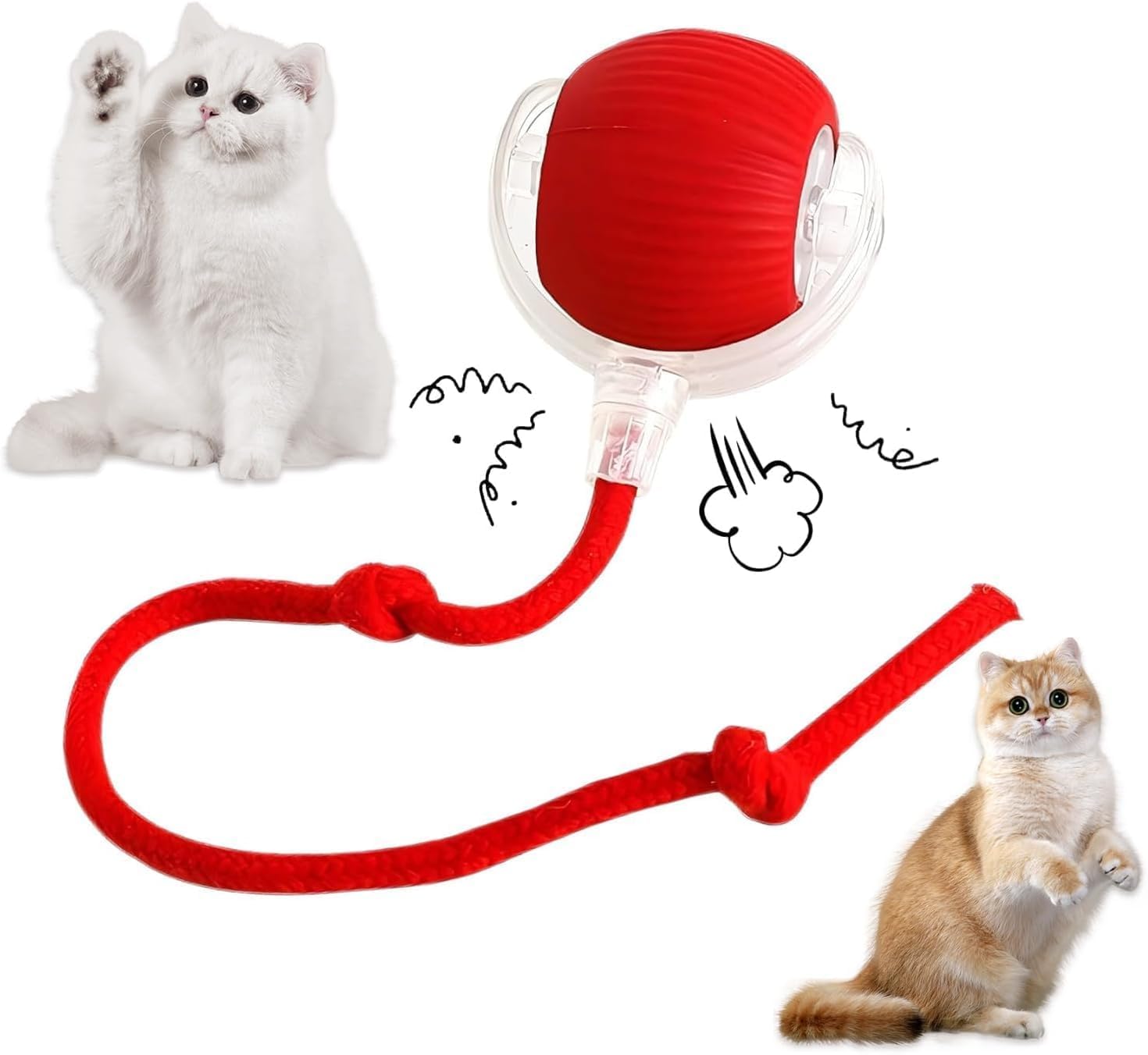 Psk Pet Mart AutoRolling Interactive Dog Toy Ball | MotionActivated Smart Ball For Active Play | Fun Chew Toy For Puppies And 