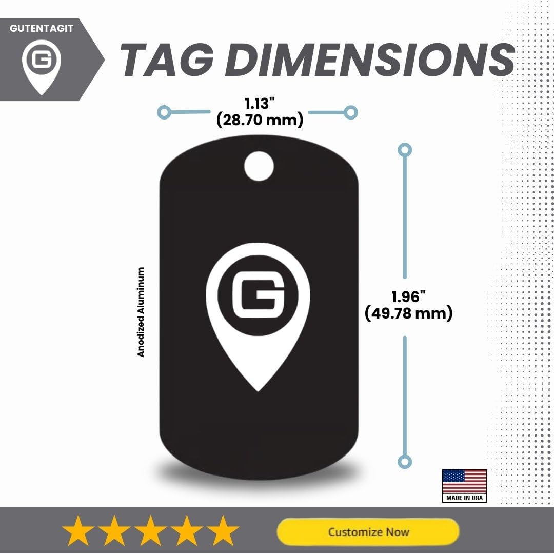 82Nd Airborne Military Dog Tag Necklace - Custom Engraved - Made In Usa