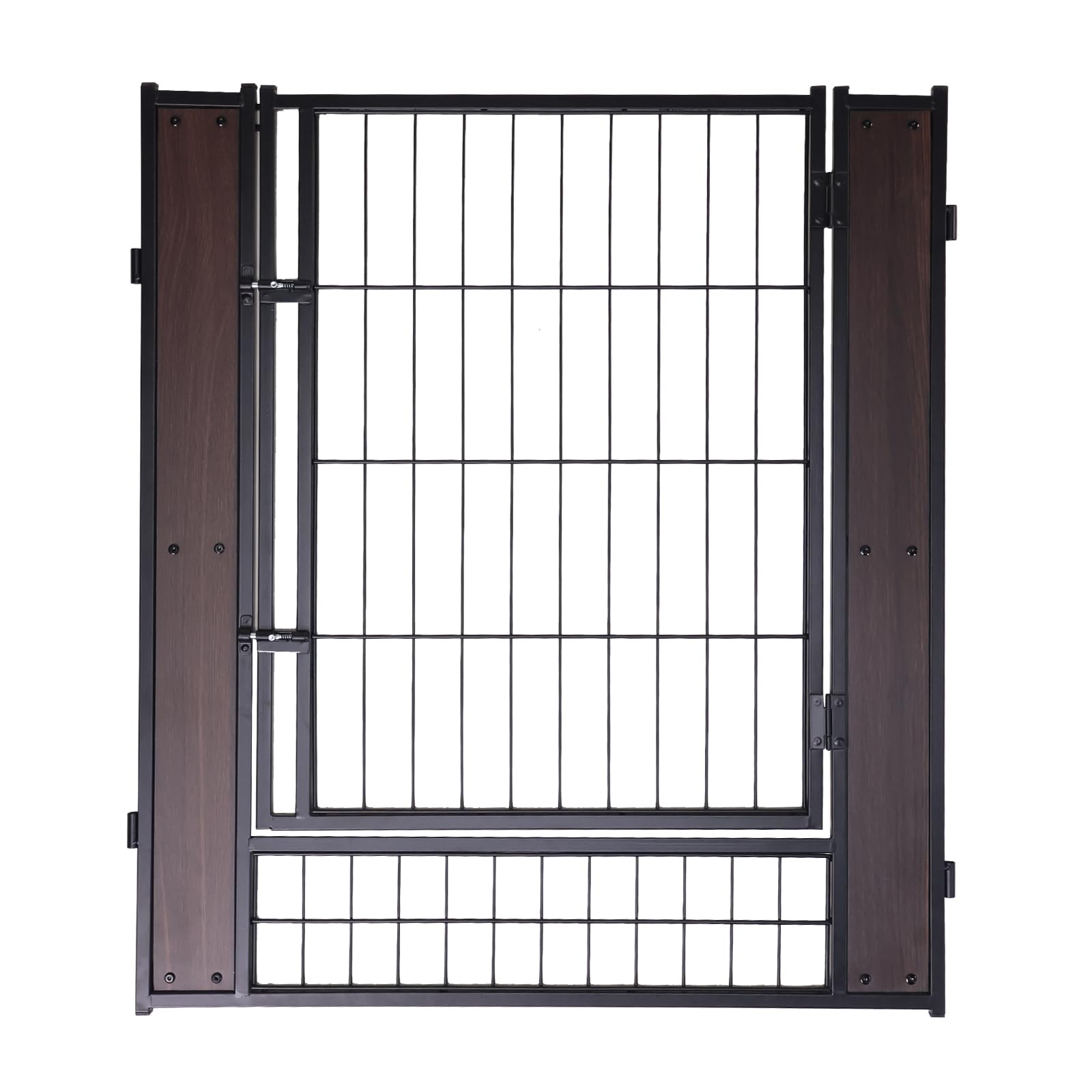 Rypetmia Heavy Duty Dog Playpen - 32 Inch Height - Indoor/Outdoor Pet Fence - Foldable Exercise Pen For Medium & Small Dogs - Bl