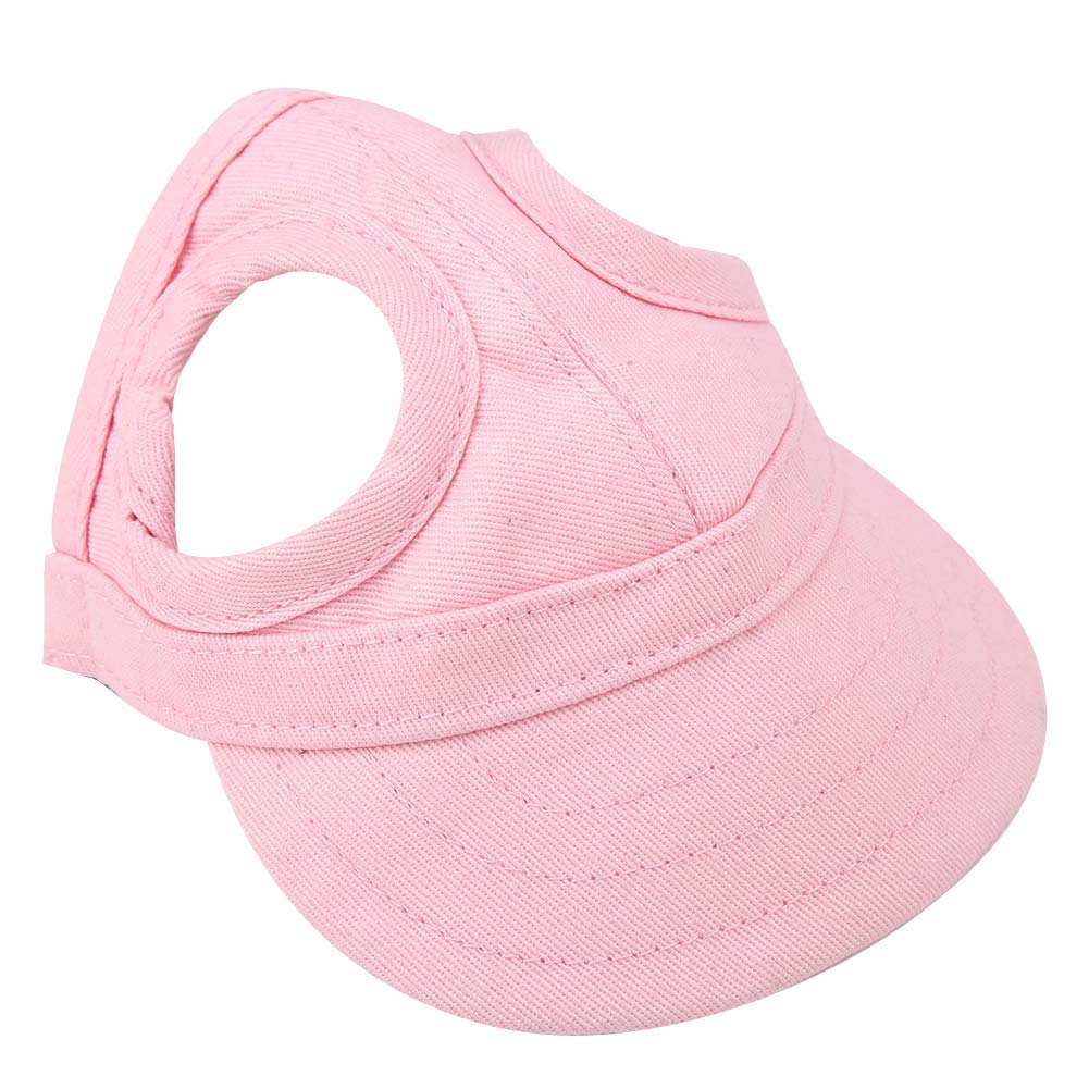 Pet Dog Hat Cat Dog Baseball, Pet Sunbonnet With Ear Holes Adjustable Stripe, Cute Pet Dog Travel Sport Hat For Spring Summer Hi
