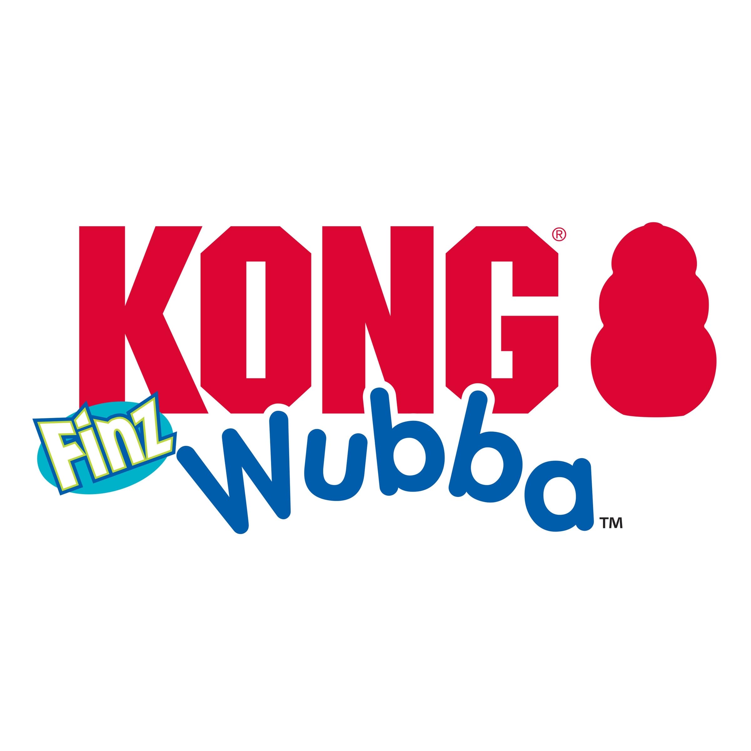 Kong Wubba Finz Blue Lg
